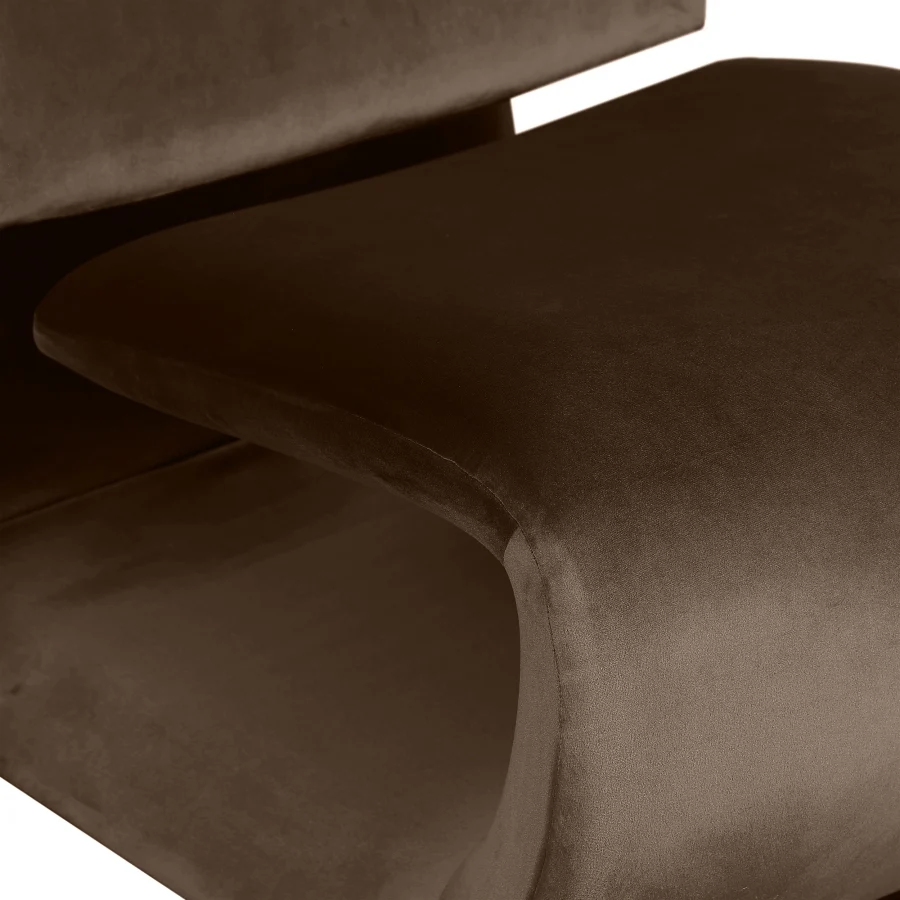 Nouveau Velvet Upholstered Accent Chair - Image 57