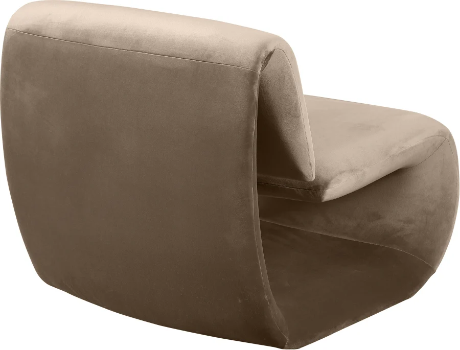 Nouveau Velvet Upholstered Accent Chair - Image 66