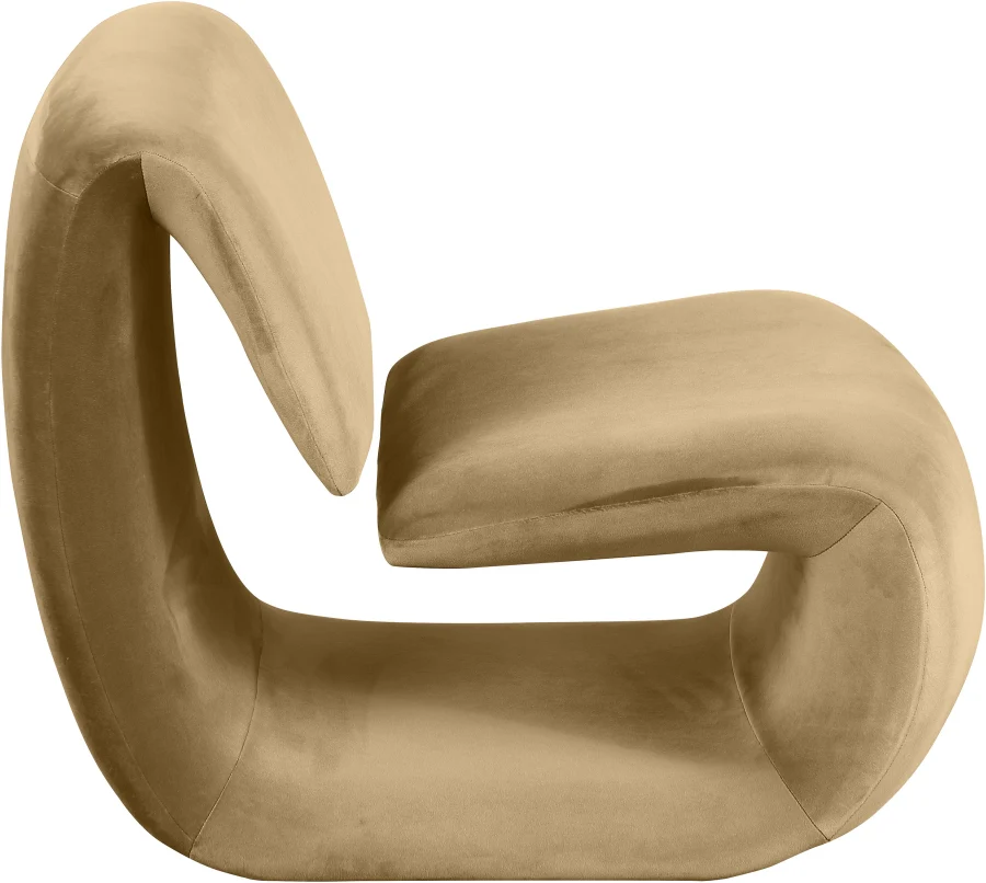 Nouveau Velvet Upholstered Accent Chair - Image 74