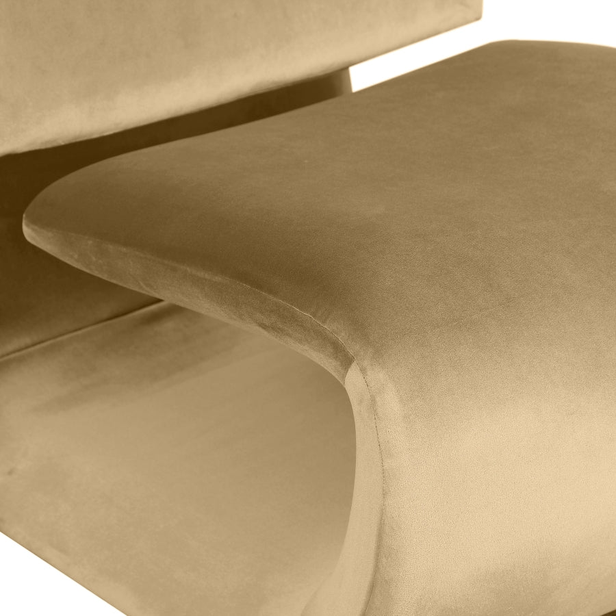 Nouveau Velvet Upholstered Accent Chair - Image 77