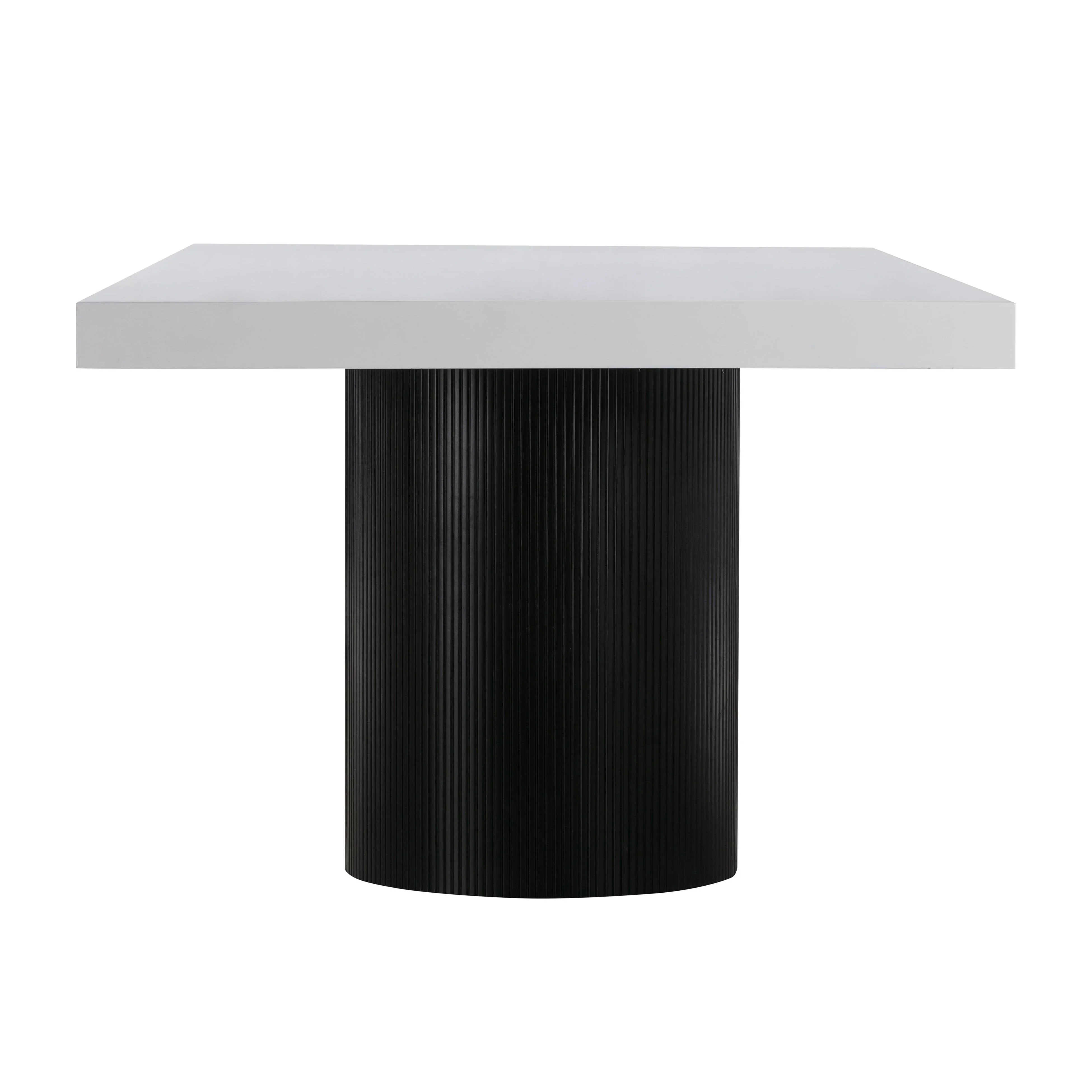 Nova 95" White Lacquer Rectangular Dining Table - Image 4