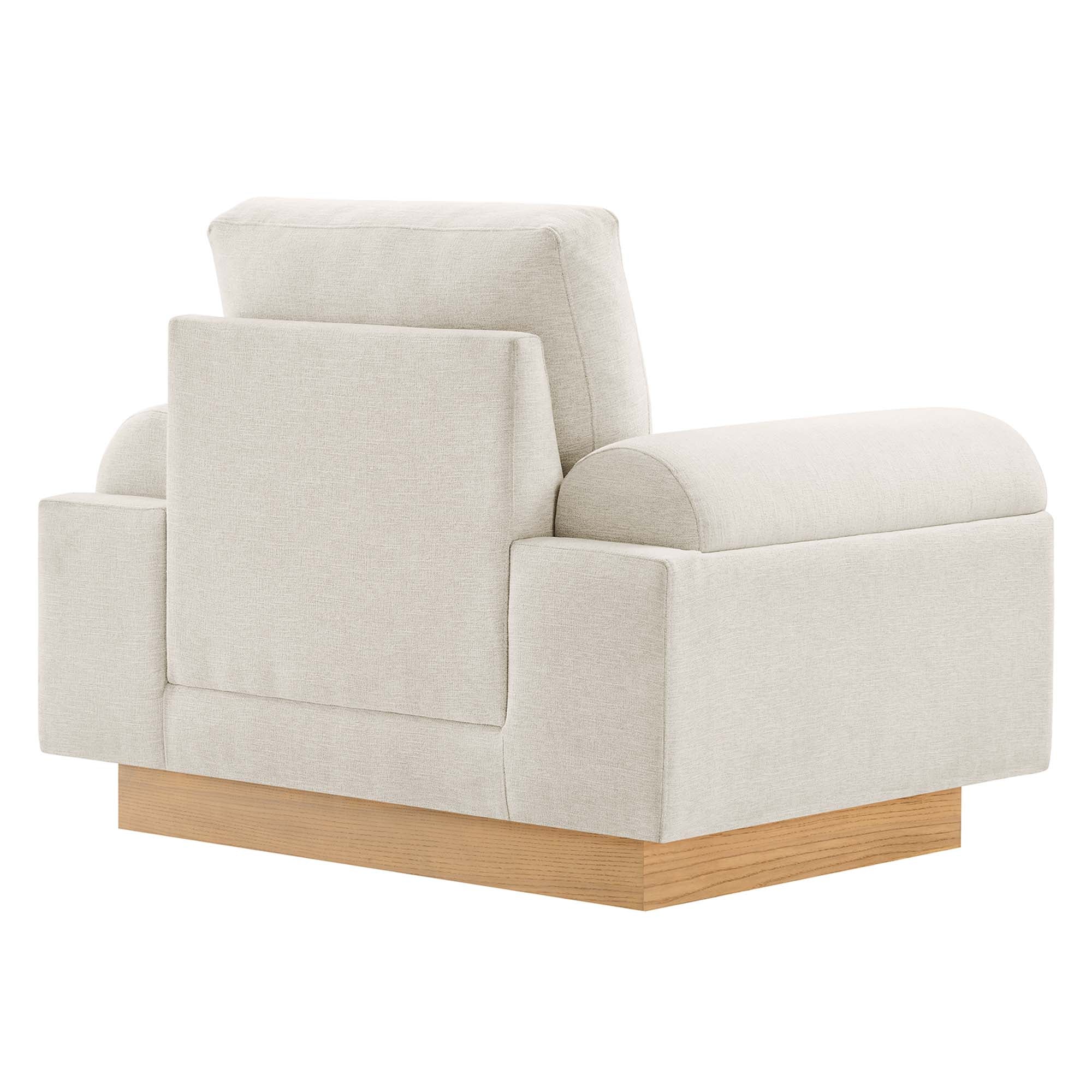 Oasis Upholstered Fabric Armchair - Image 4