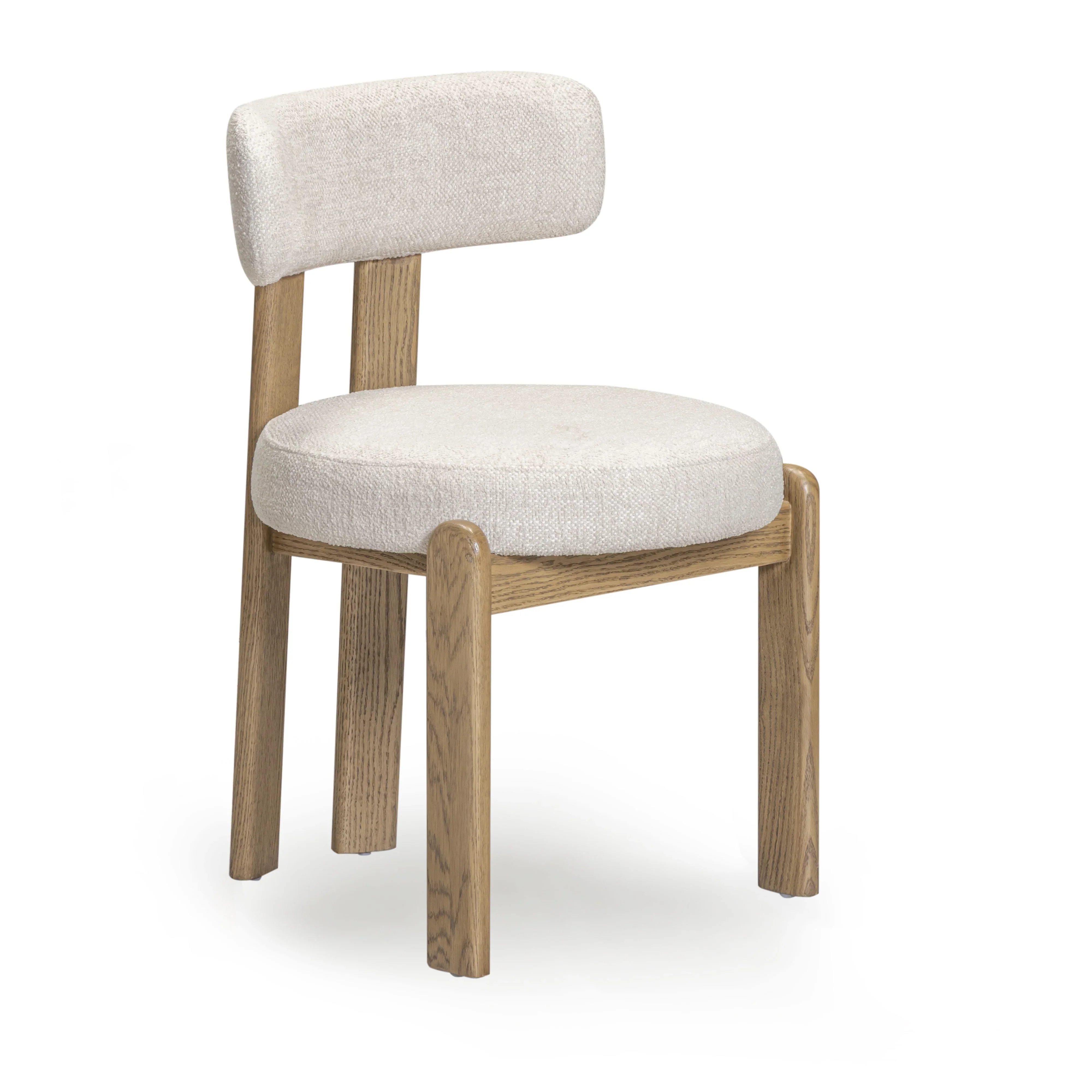 Odessa Cream Performance Fabric Dining Chair - Image 3