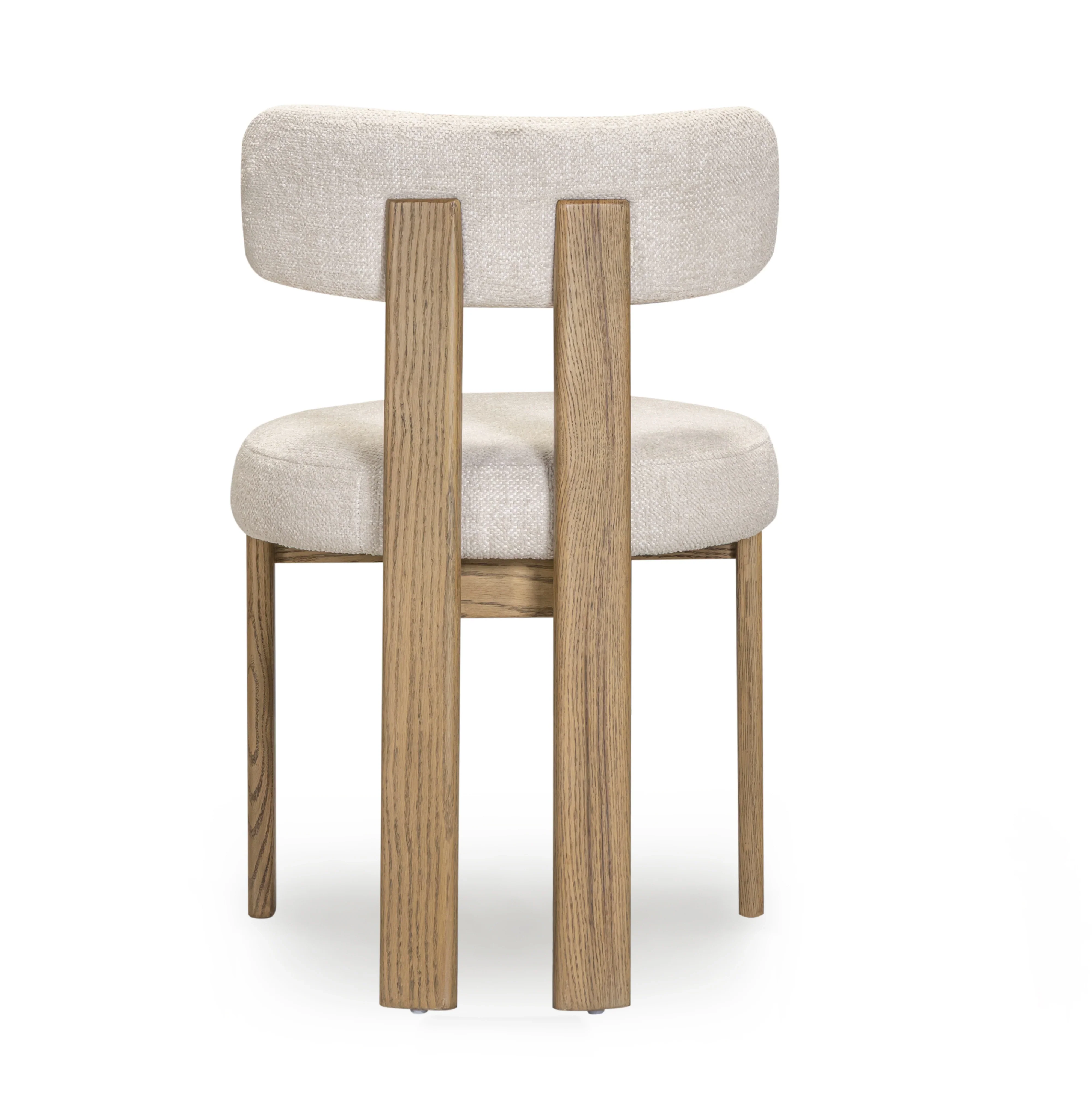 Odessa Cream Performance Fabric Dining Chair - Image 5