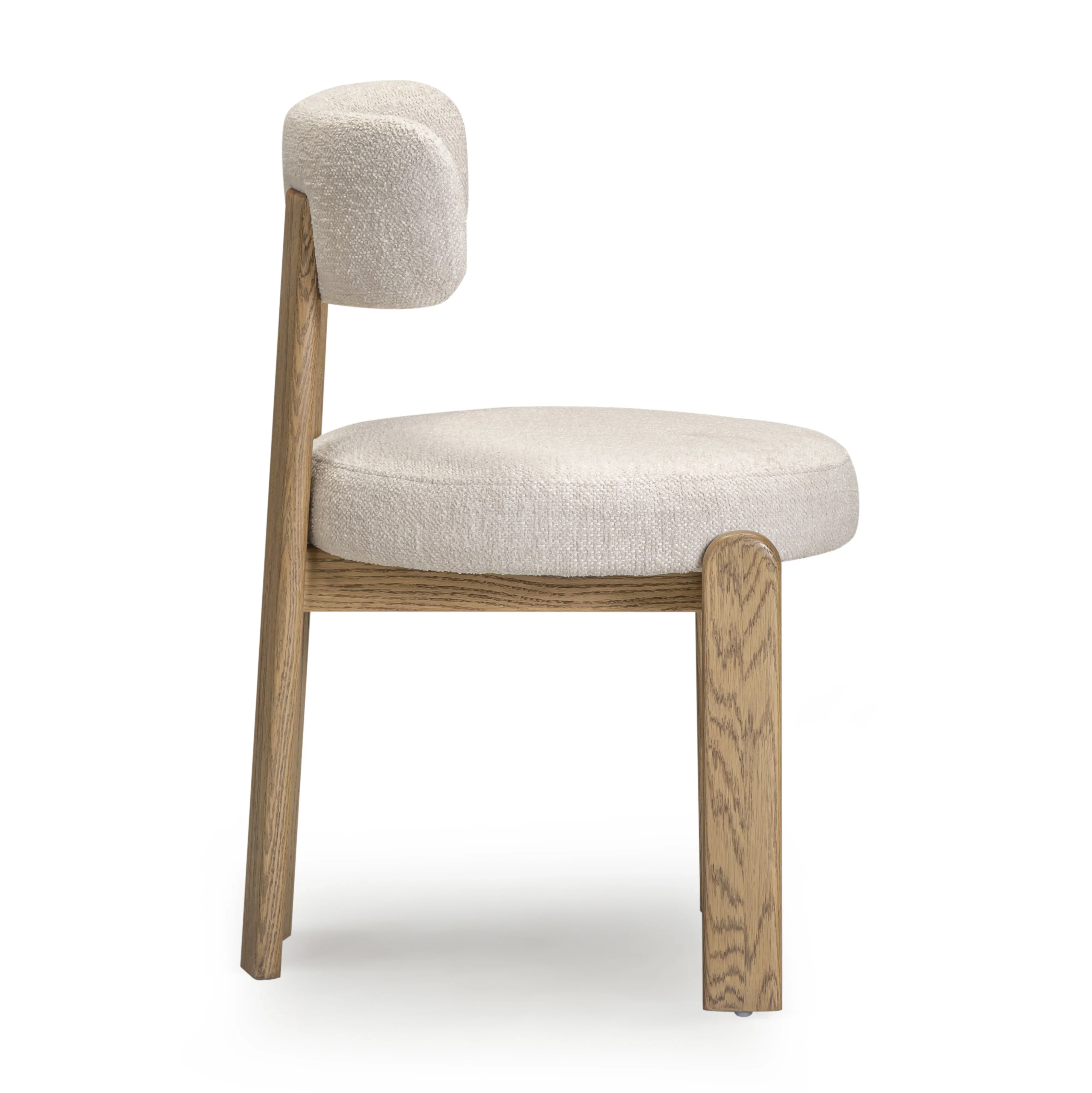 Odessa Cream Performance Fabric Dining Chair - Image 6