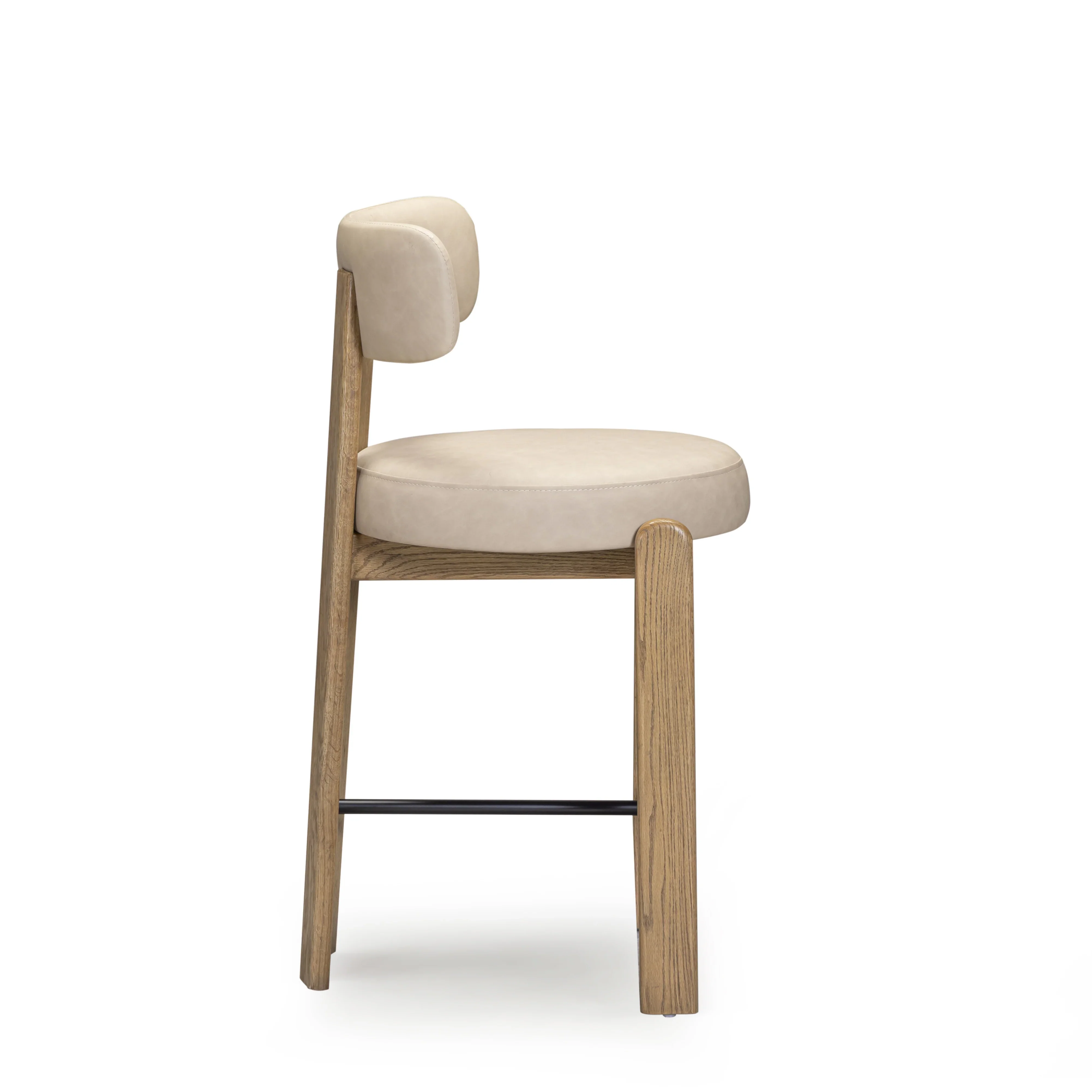 Odessa Performance Vegan Leather Counter Stool - Image 3
