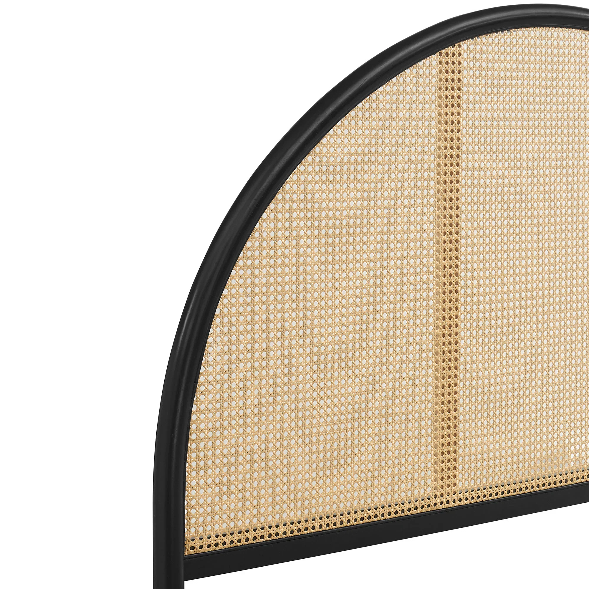 Odette Queen Arched Rattan Cane Platform Bed - Image 10