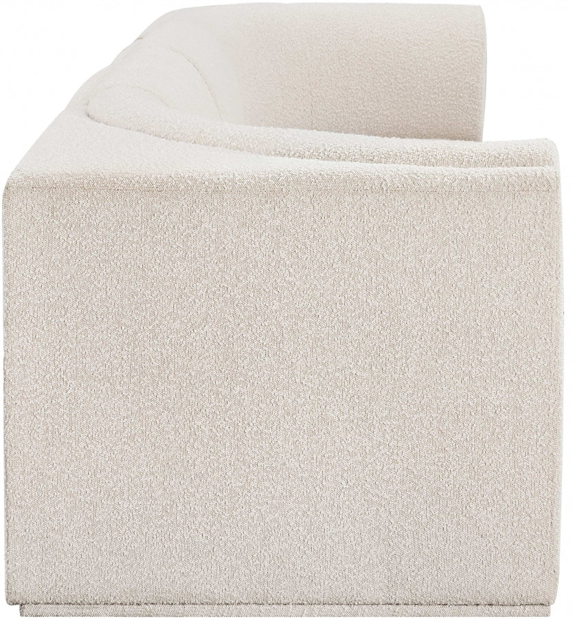Ollie Boucle Fabric Sofa with Armrest - Image 17