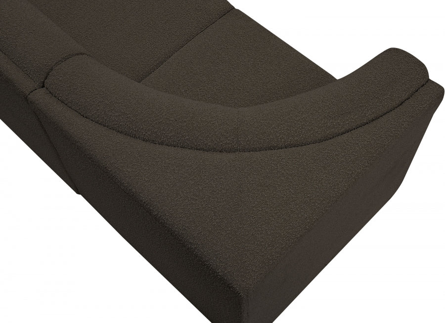 Ollie Boucle Fabric Sofa with Armrest - Image 30