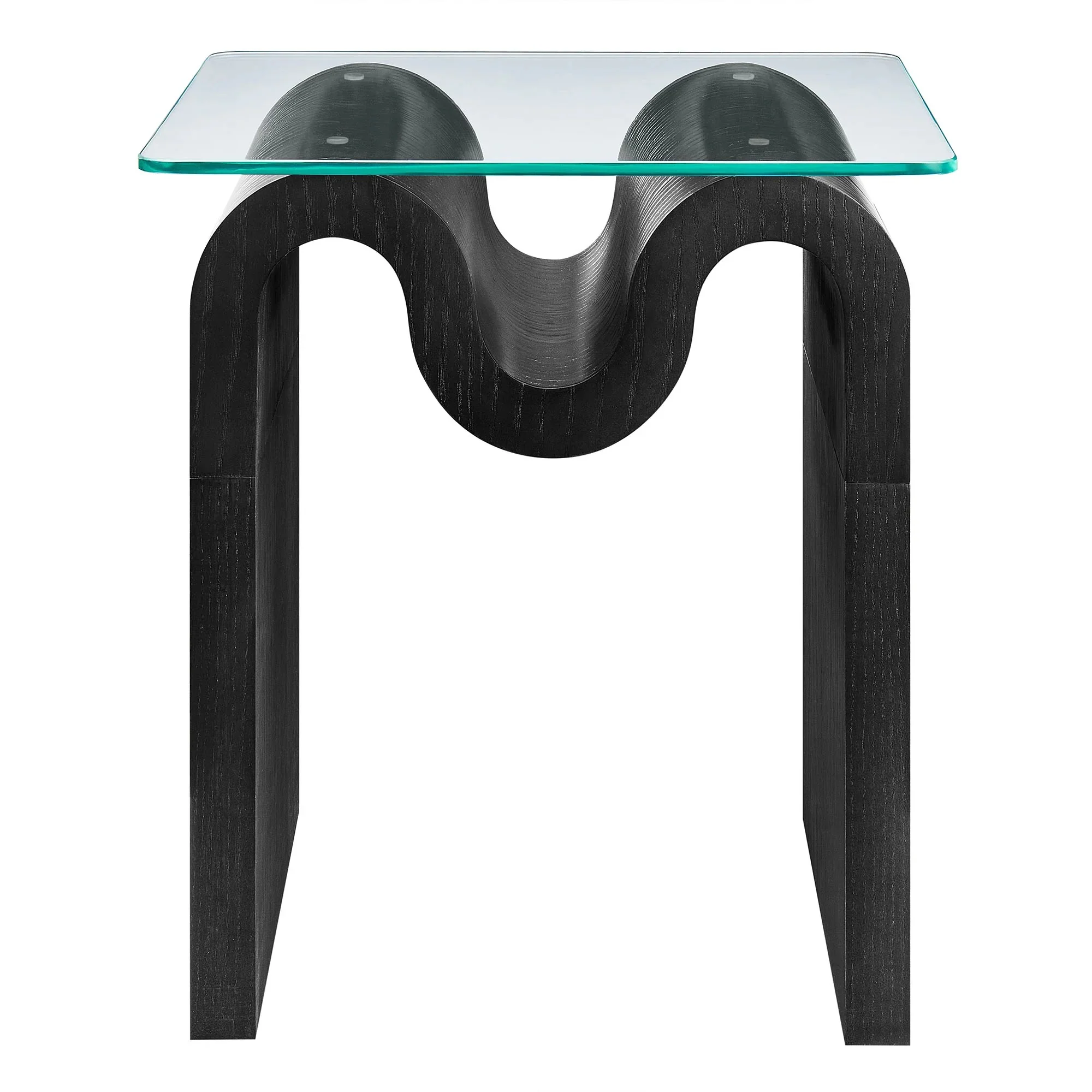 Ondine Glass Top Side Table - Image 12