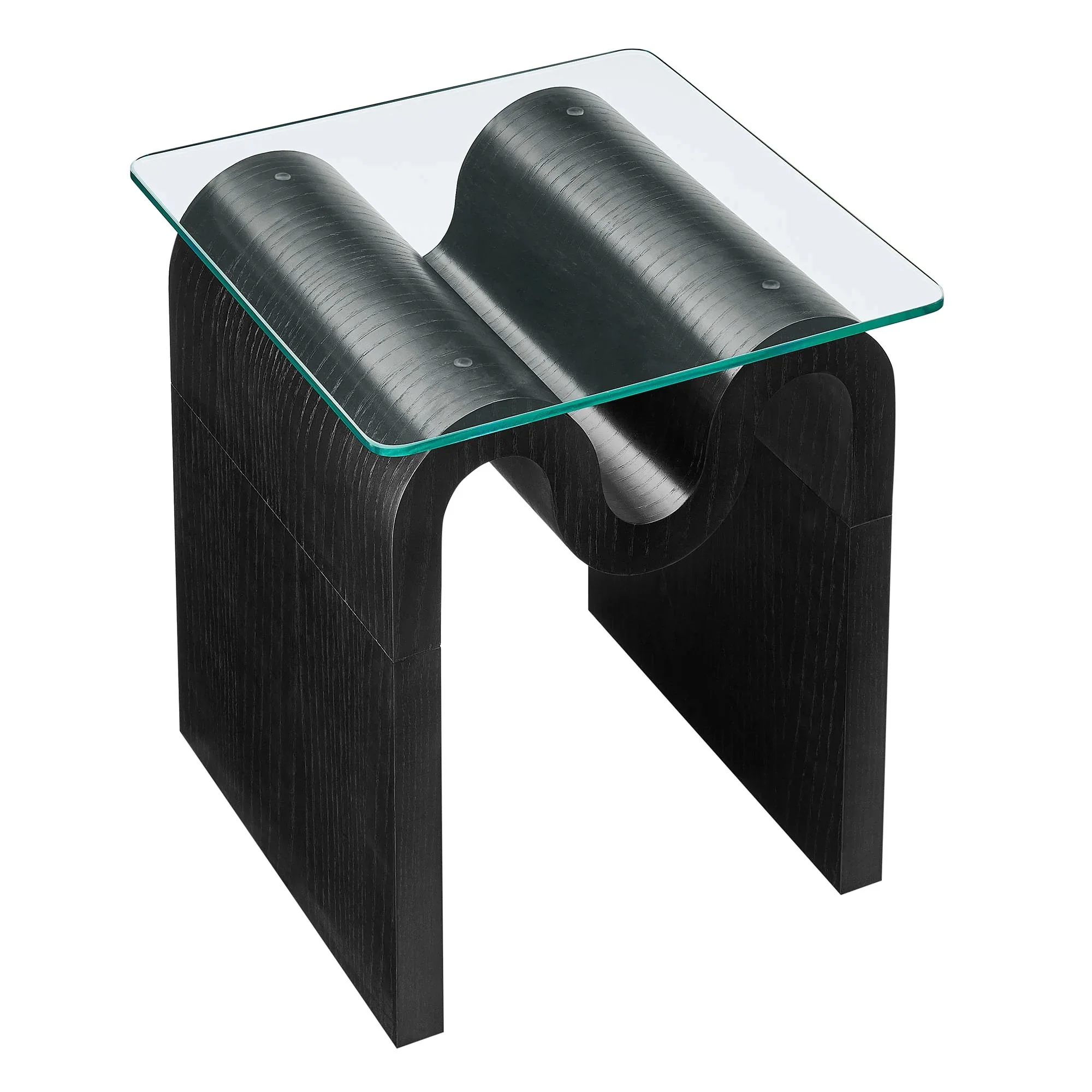 Ondine Glass Top Side Table - Image 13