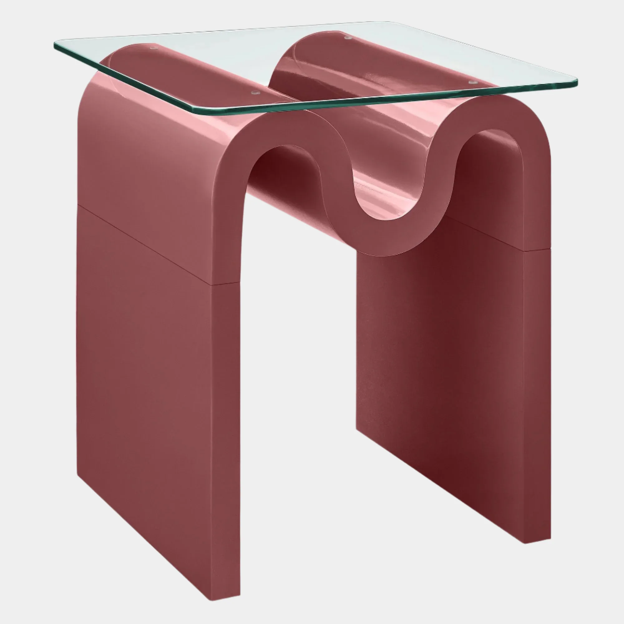 Ondine Glass Top Side Table - Image 19