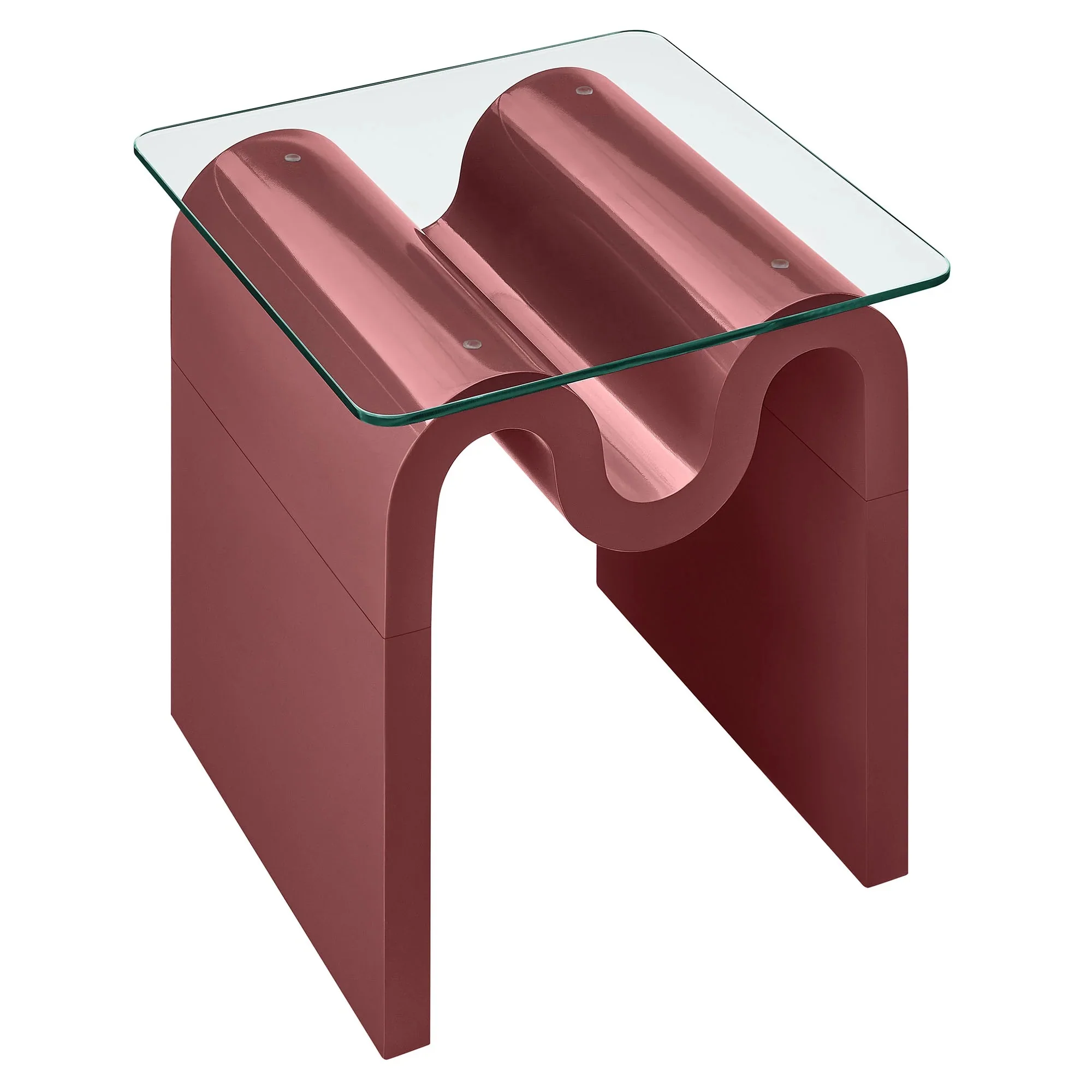 Ondine Glass Top Side Table - Image 22