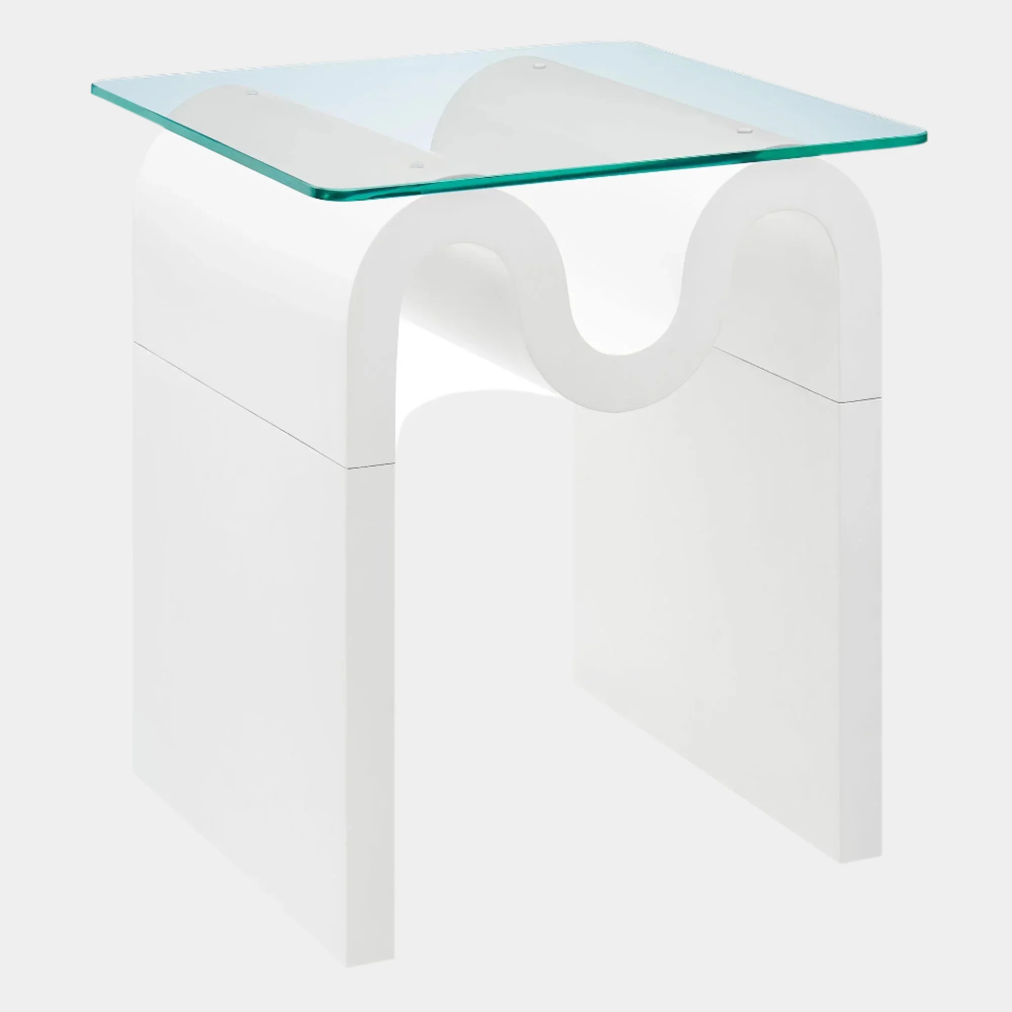 Ondine Glass Top Side Table - Image 28