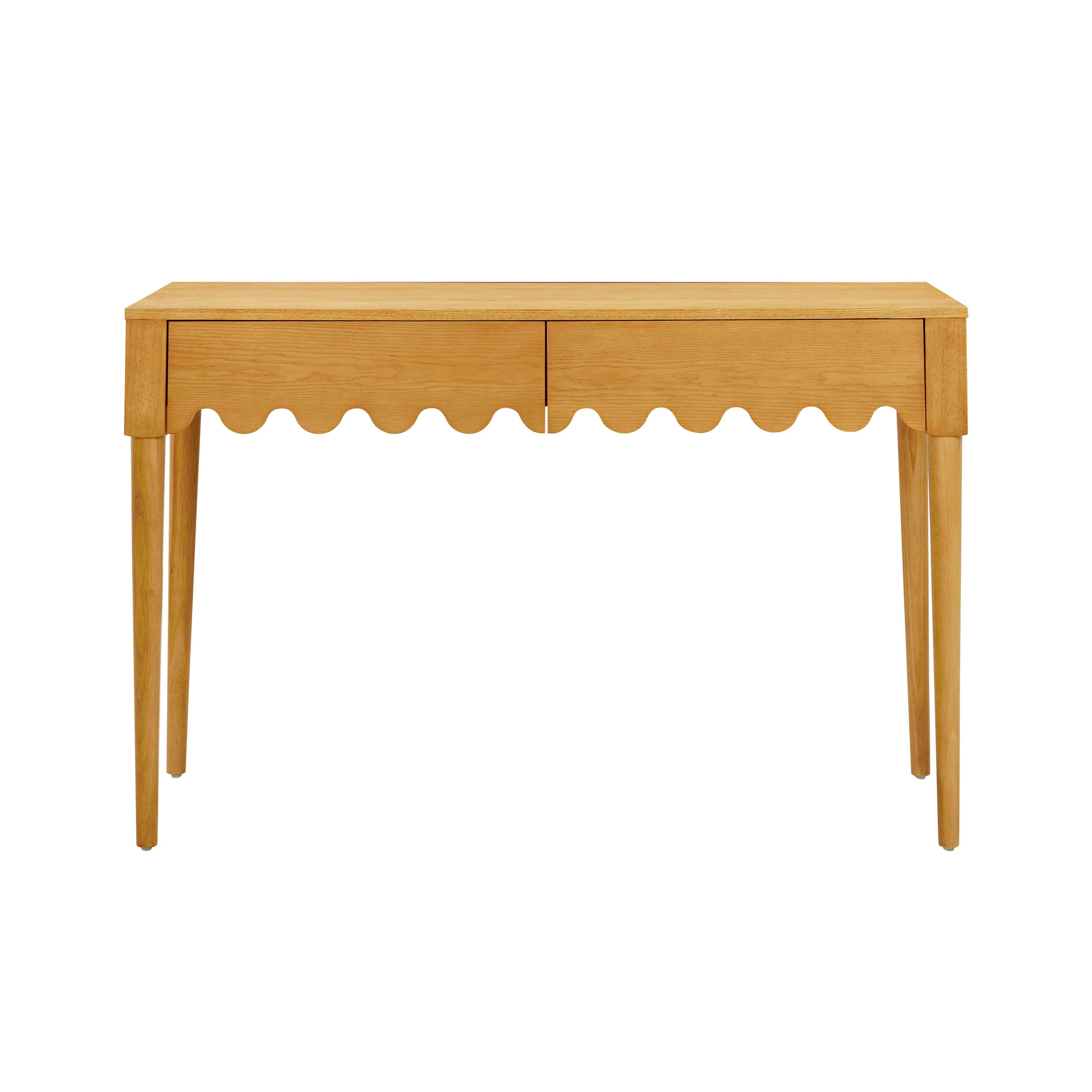 Oodle 48" Natural Ash 2-Drawer Desk - Image 3