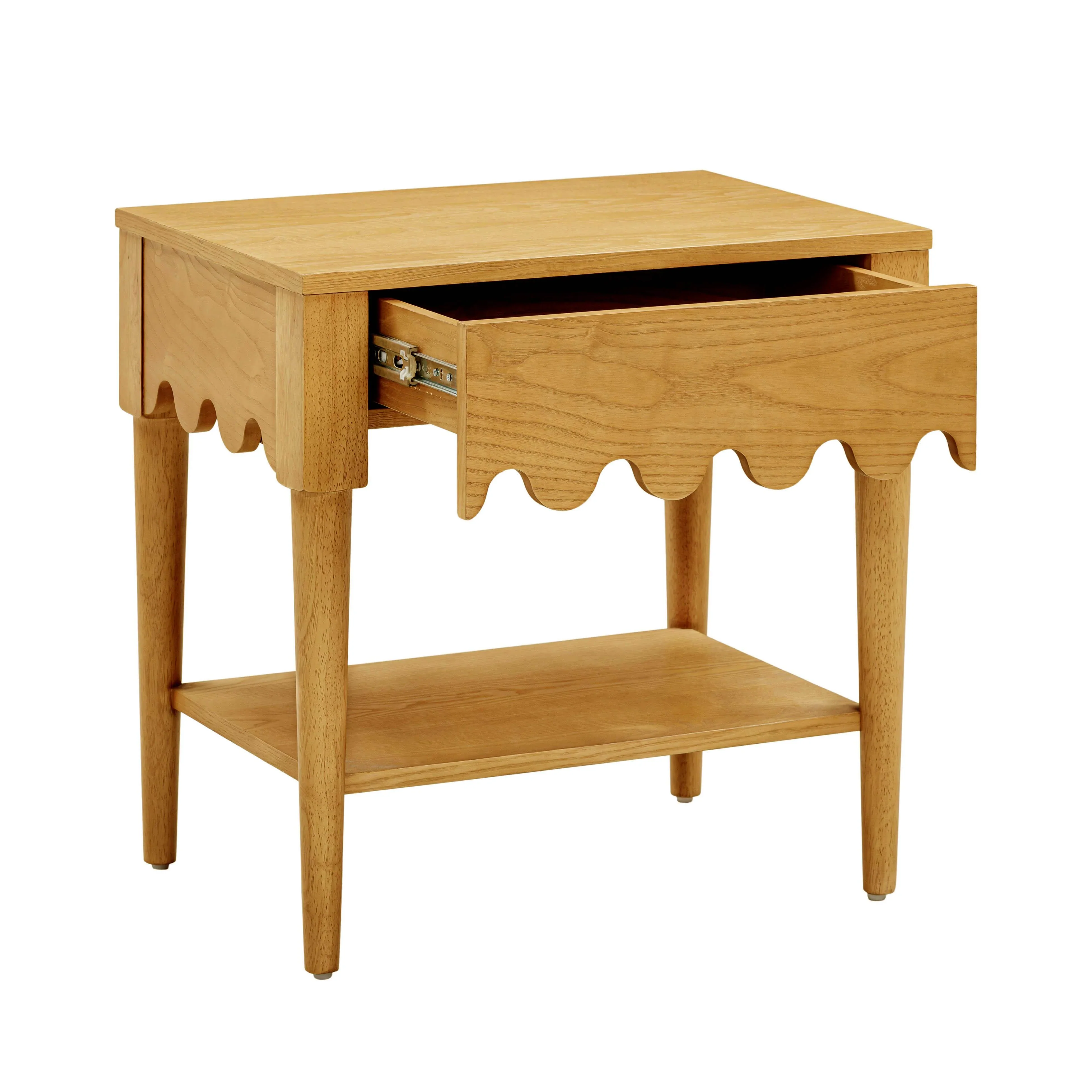 Oodle 24" Natural Ash Nightstand With Drawer - Image 5