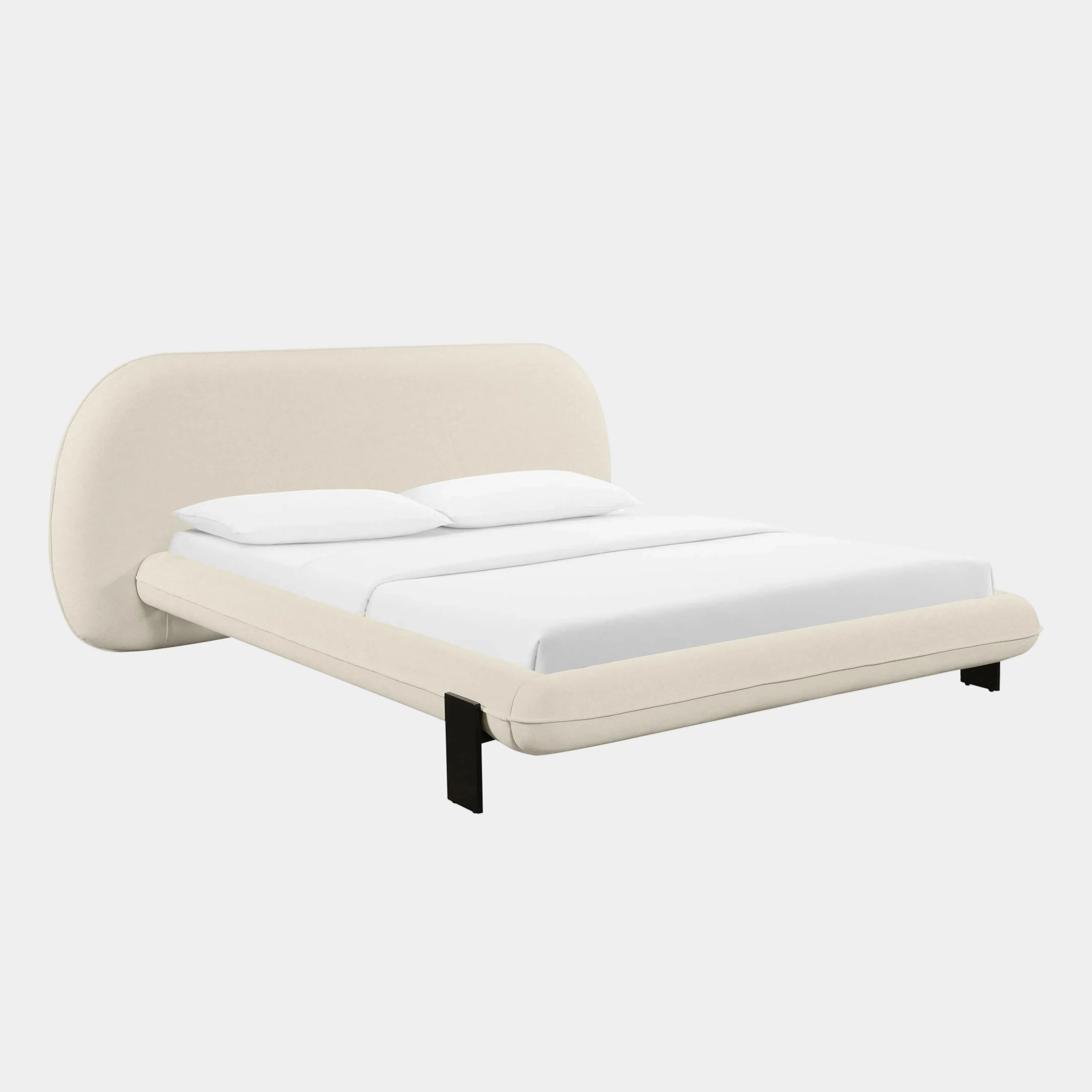Ophelia Cream Performance Faux Wool Bed