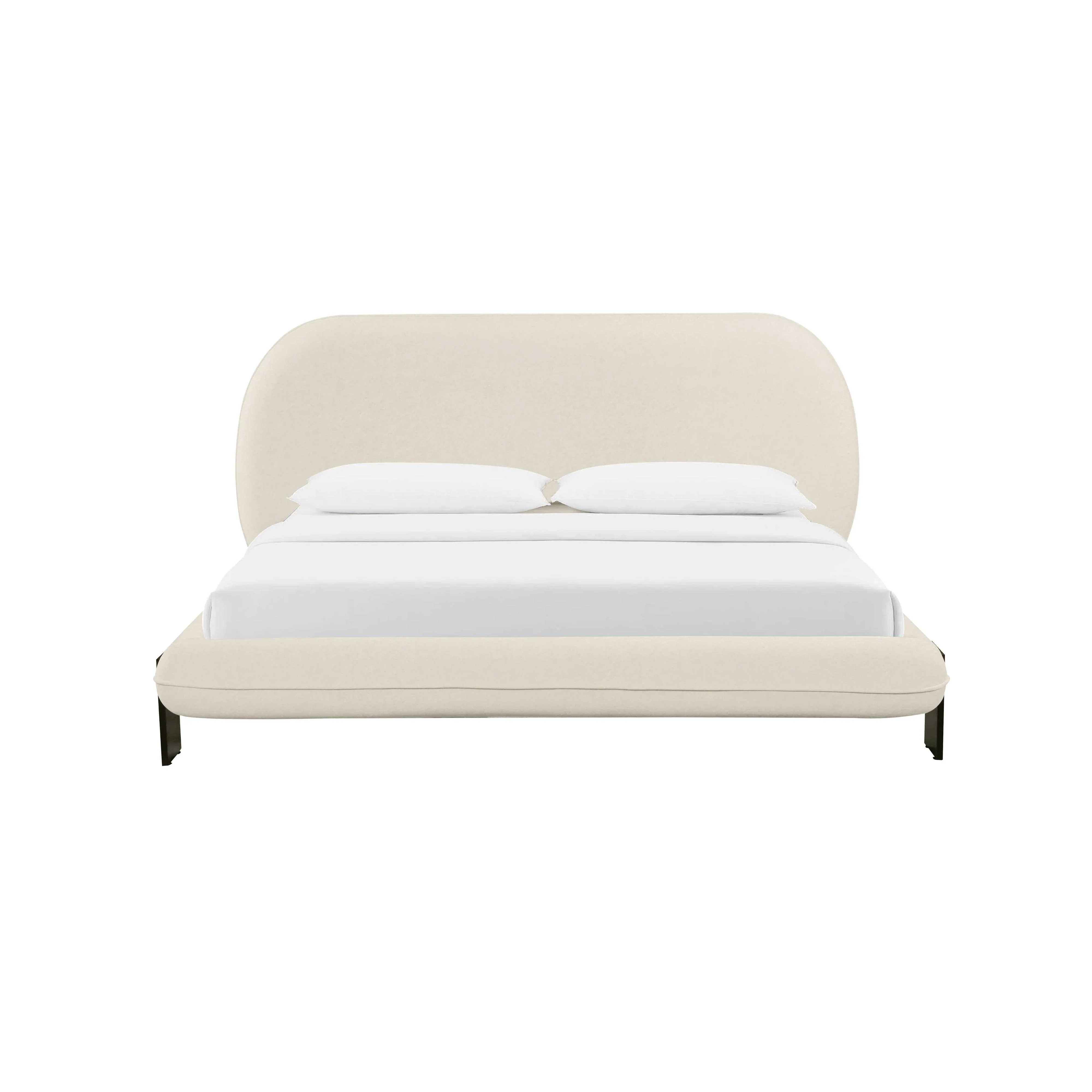 Ophelia Cream Performance Faux Wool Bed - Image 3