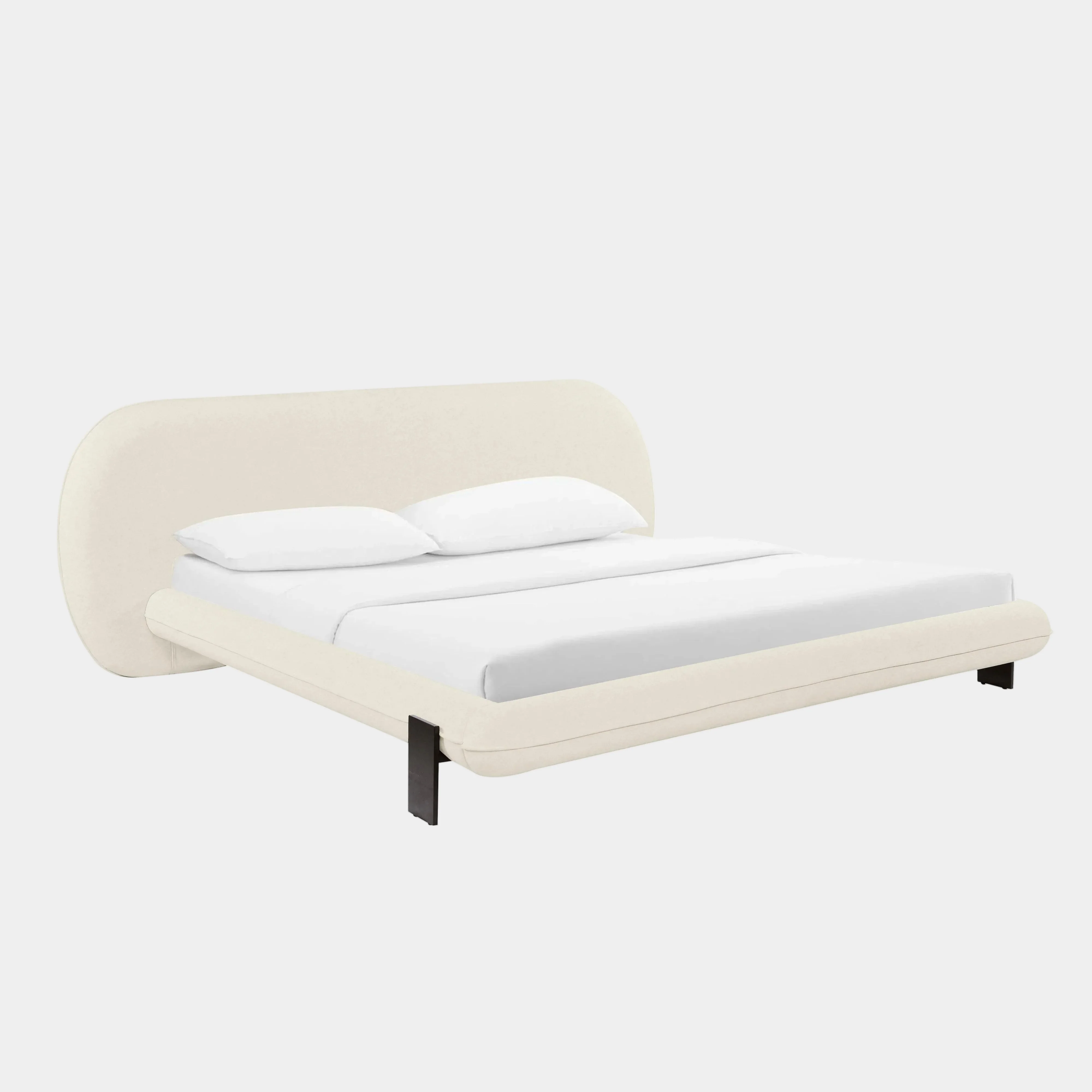 Ophelia Cream Performance Faux Wool Bed - Image 7