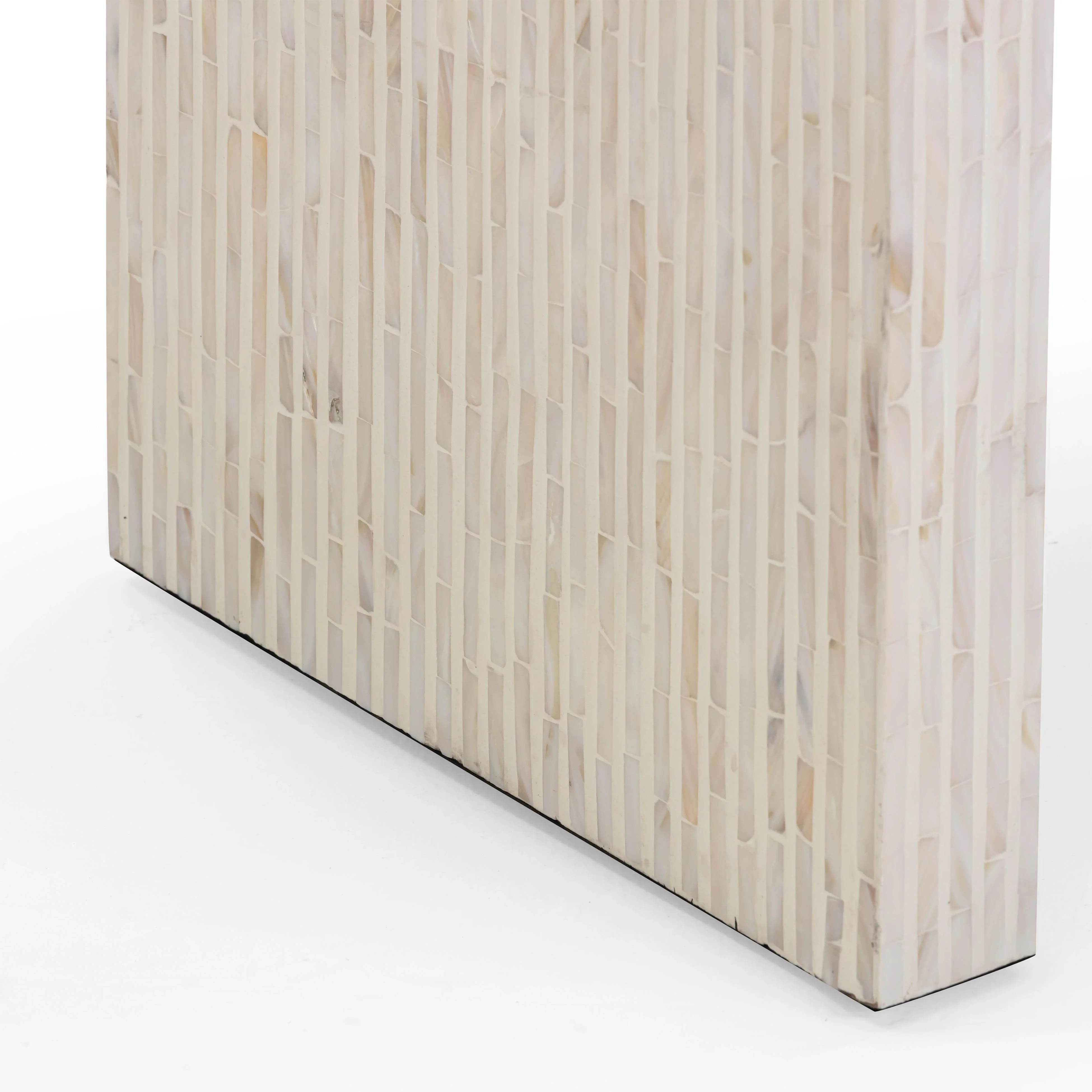 Opus 43" Cream Capiz Shell Console Table - Image 7