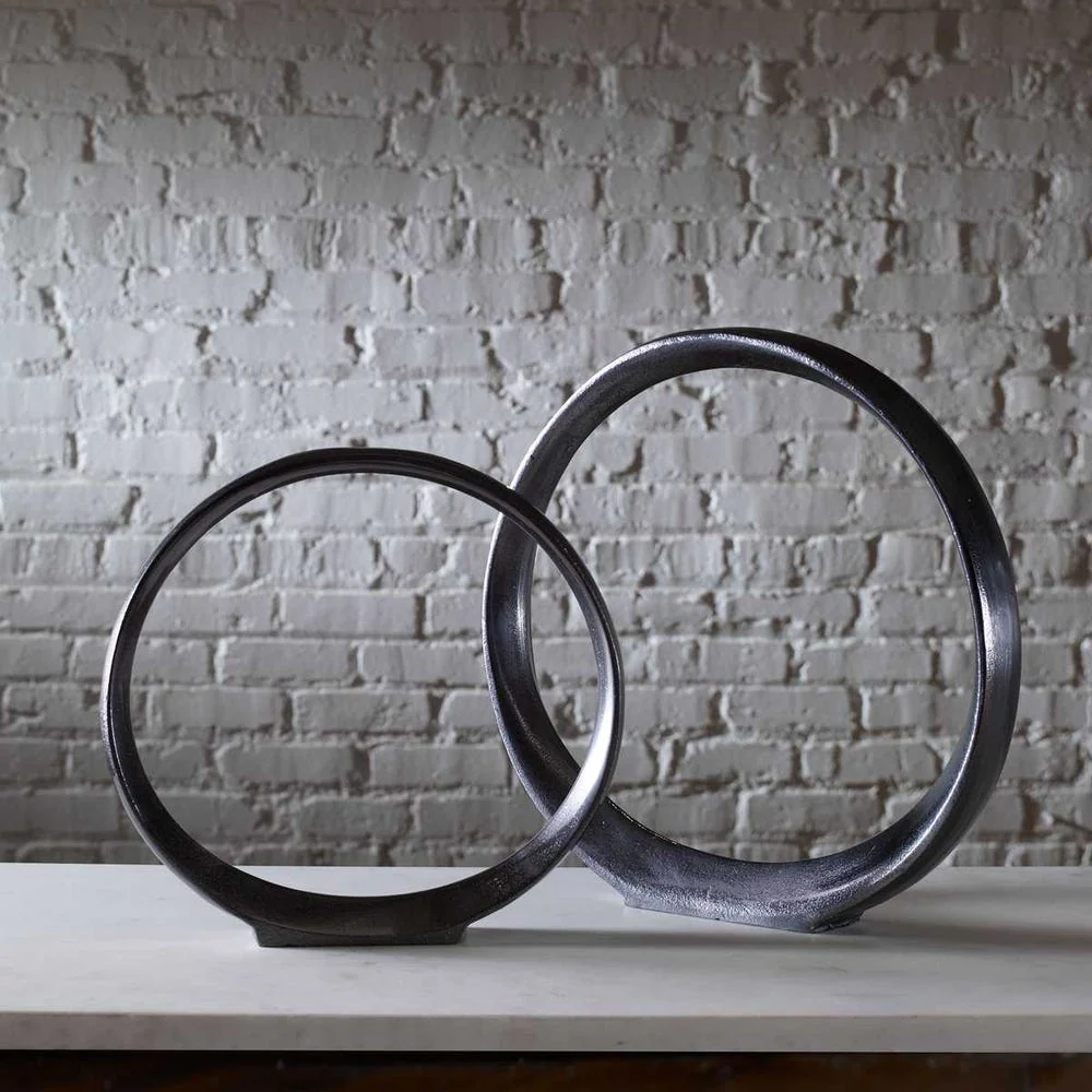 Orbits Ring Sculptures, S/2 - Image 2