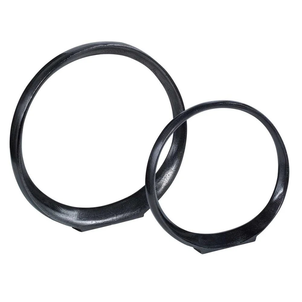 Orbits Ring Sculptures, S/2 - Image 3