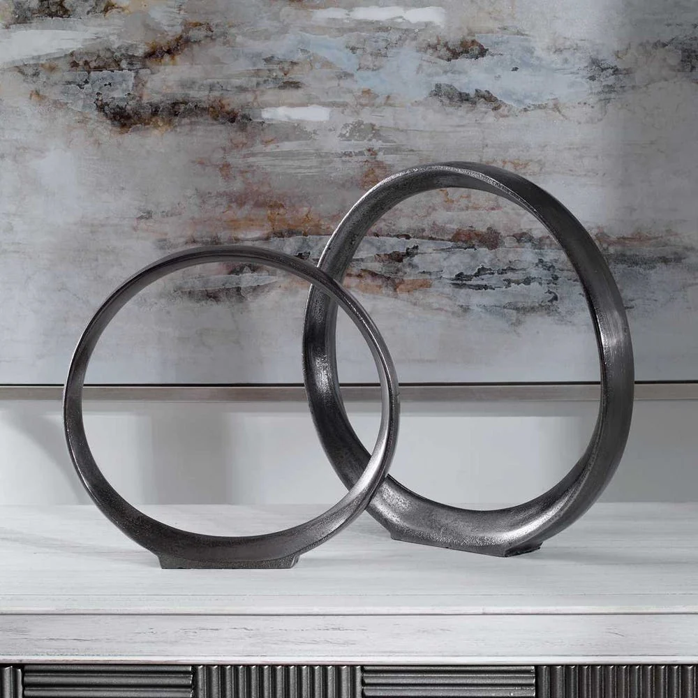 Orbits Ring Sculptures, S/2 - Image 5