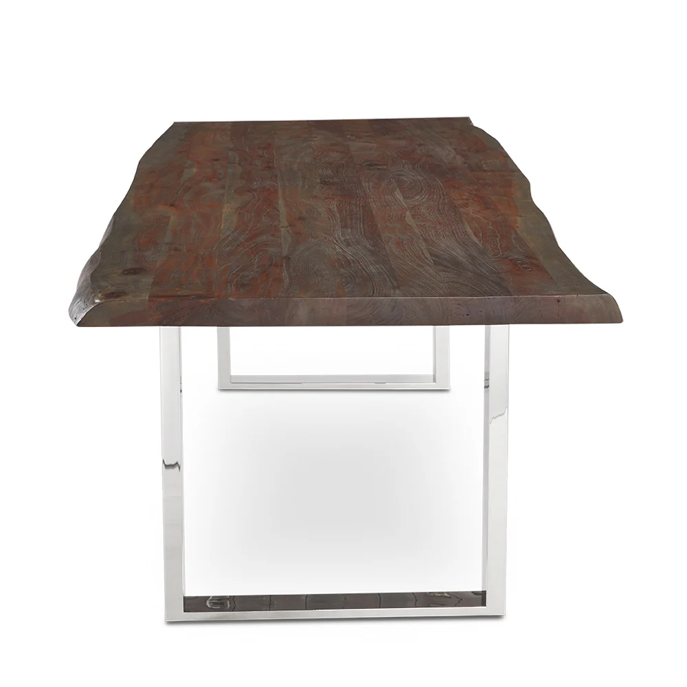 Organic Live Edge Dining Table 72″ - Image 4