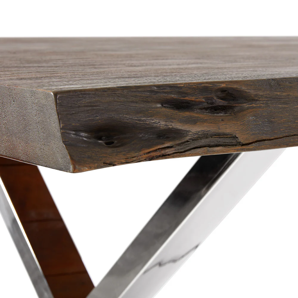 Organic Live Edge Dining Table 84″ - Image 3