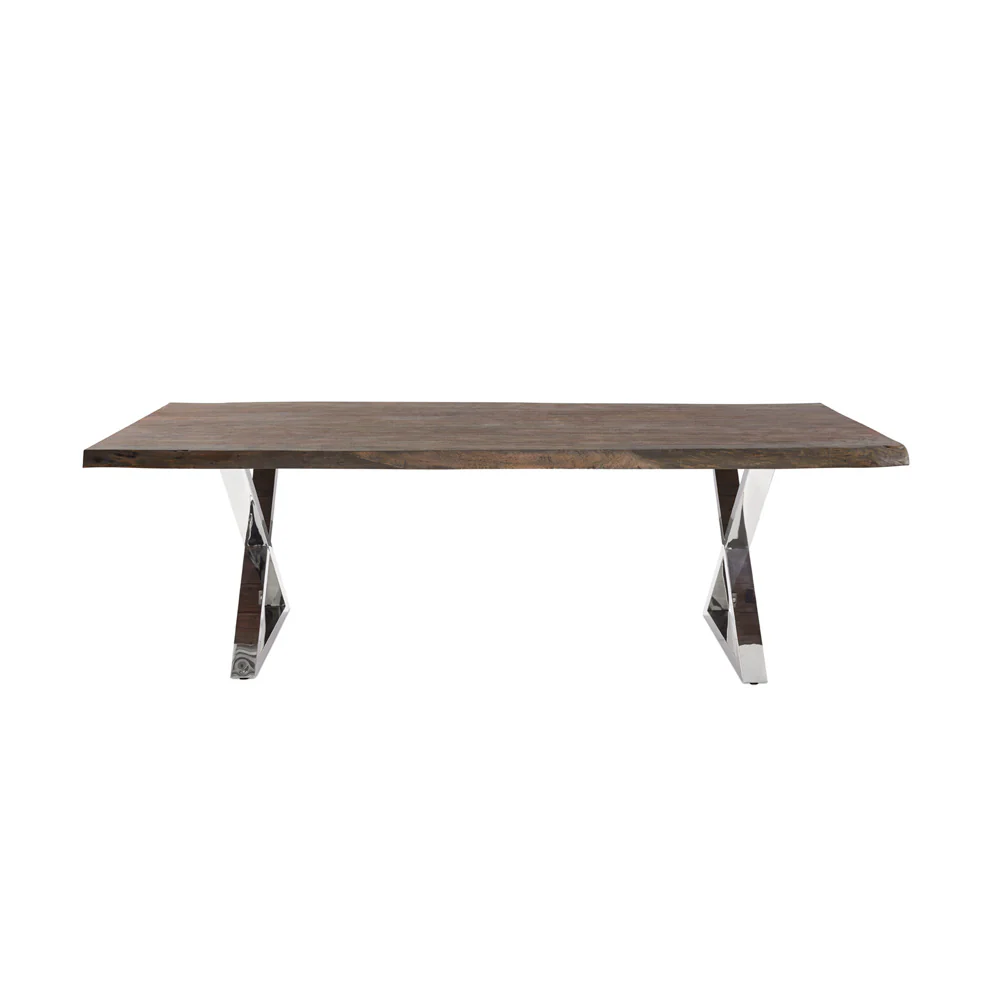 Organic Live Edge Dining Table 84″ - Image 4