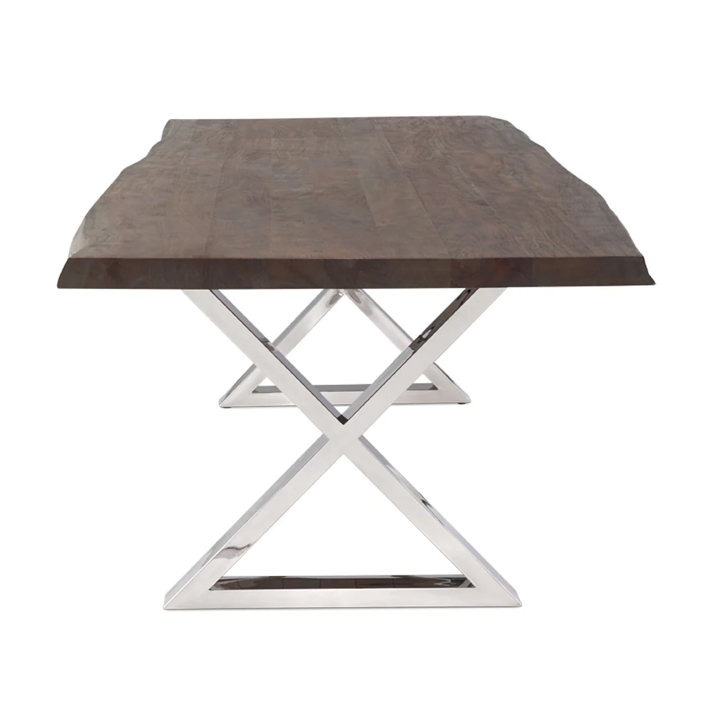Organic Live Edge Dining Table 84″ - Image 5