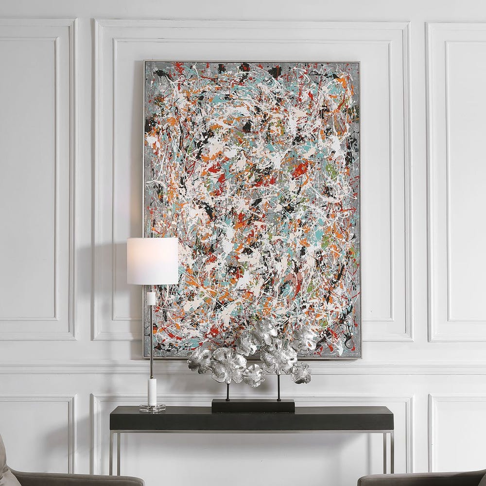 Organized Chaos Hand Painted Canvas - Image 2