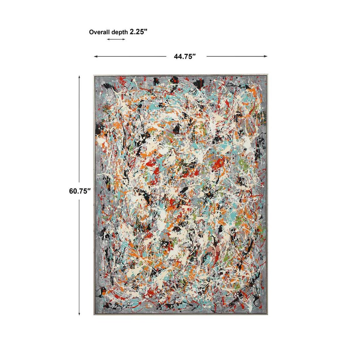 Organized Chaos Hand Painted Canvas - Image 7