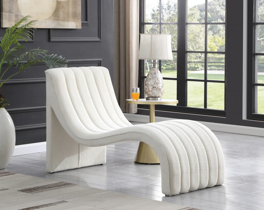 Orian Teddy Fabric Chaise - Image 11