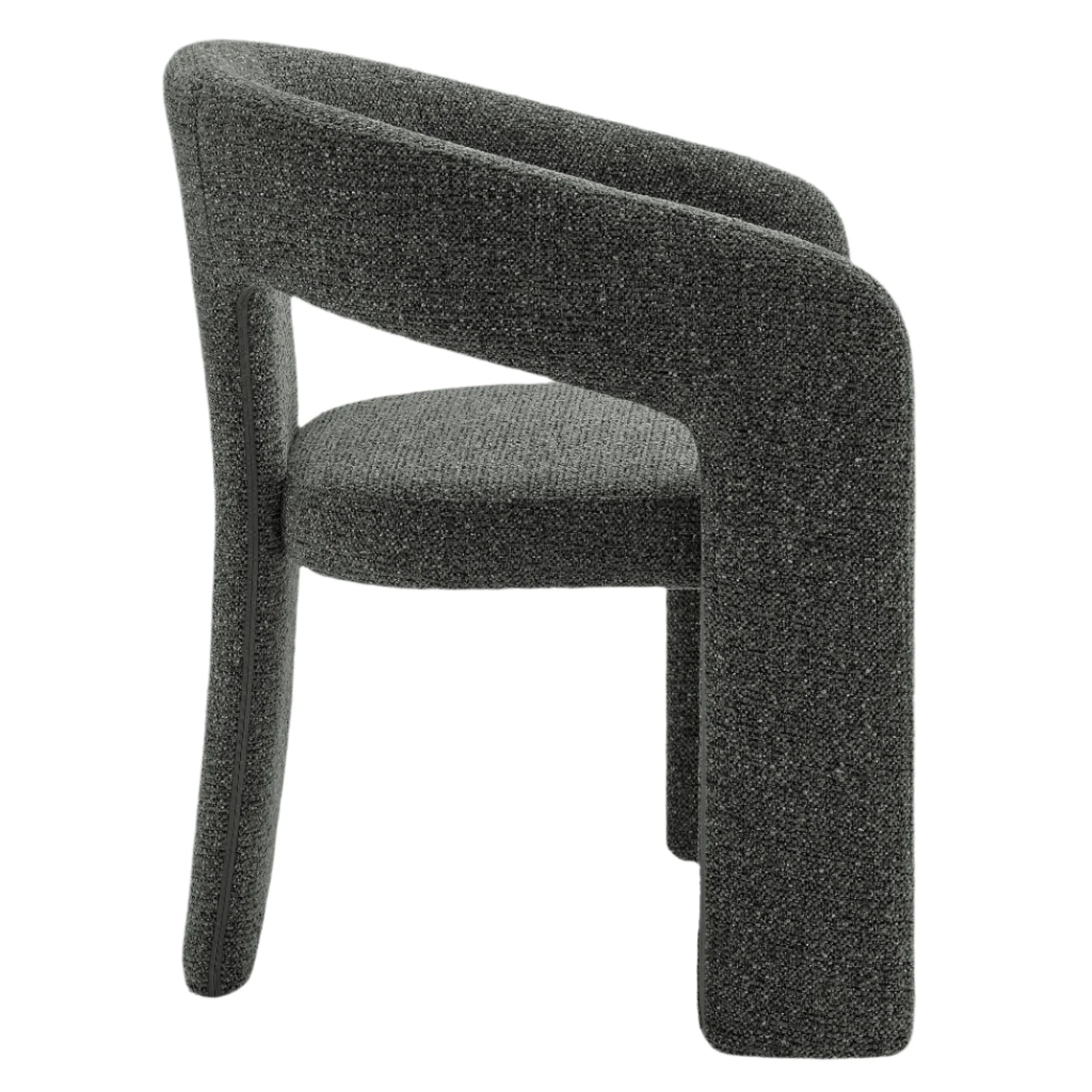 Oslo Barrel Fabric Upholstered Dining Accent Chair - Image 14