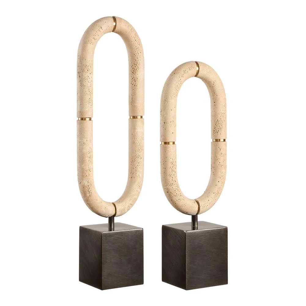 Oval Fusion, Sculptures, S/2 - Image 3