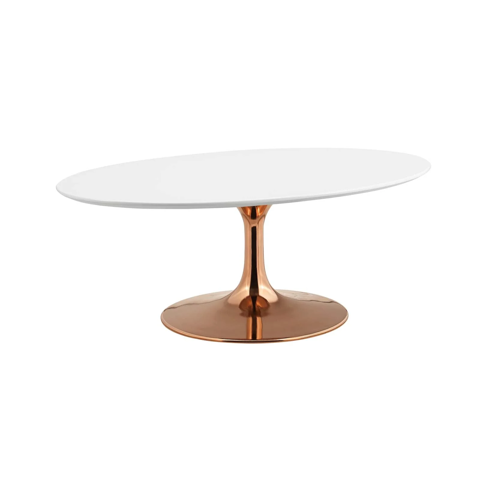 Oval-Shaped Wood Coffee Table - Image 26