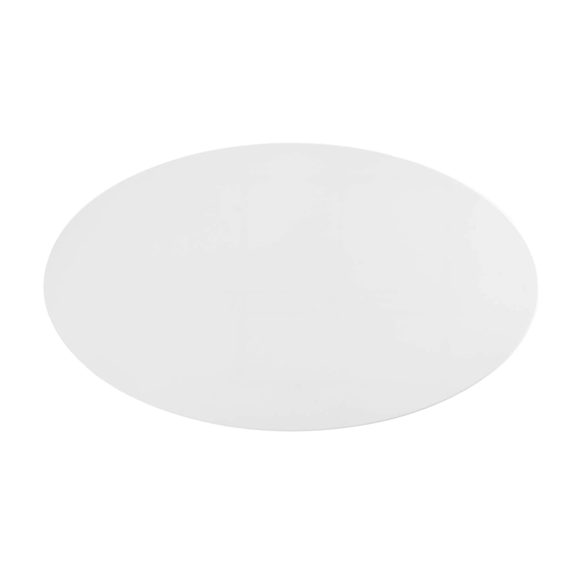 Oval-Shaped Wood Coffee Table - Image 5