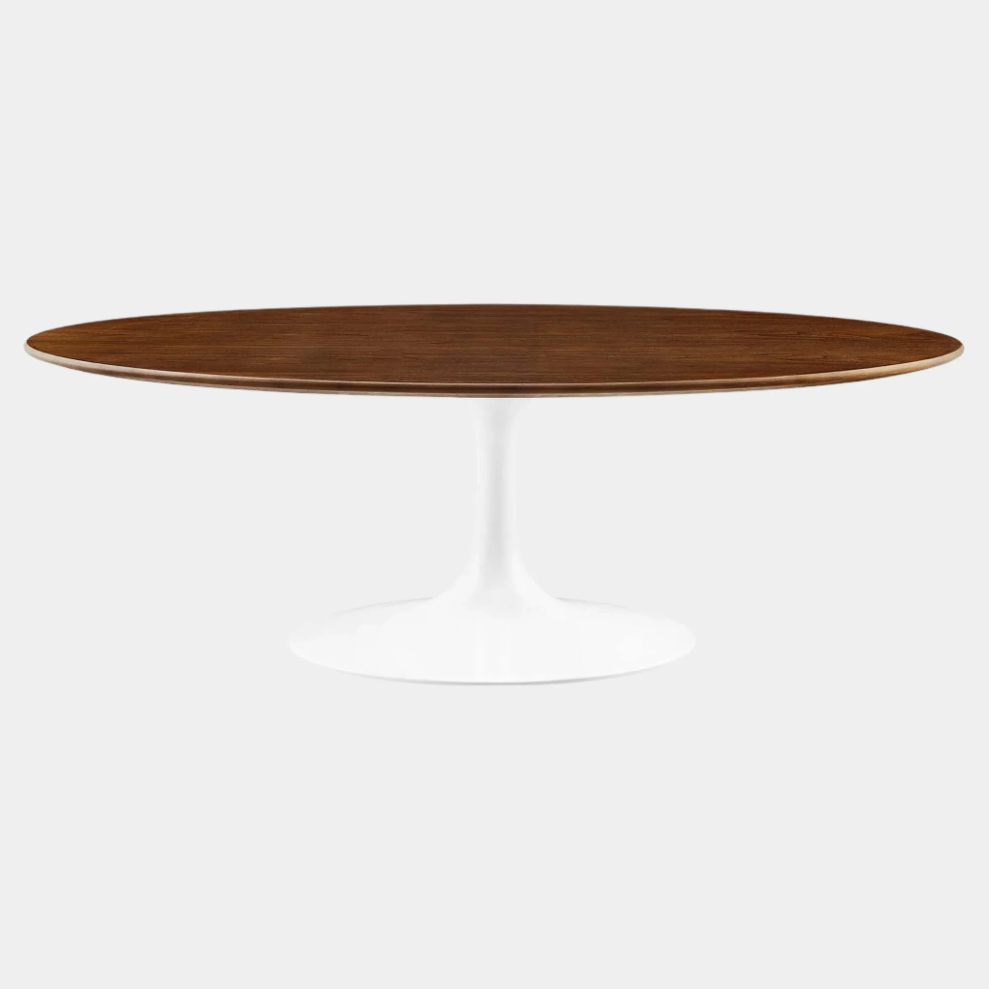 Oval-Shaped Wood Coffee Table - Image 9