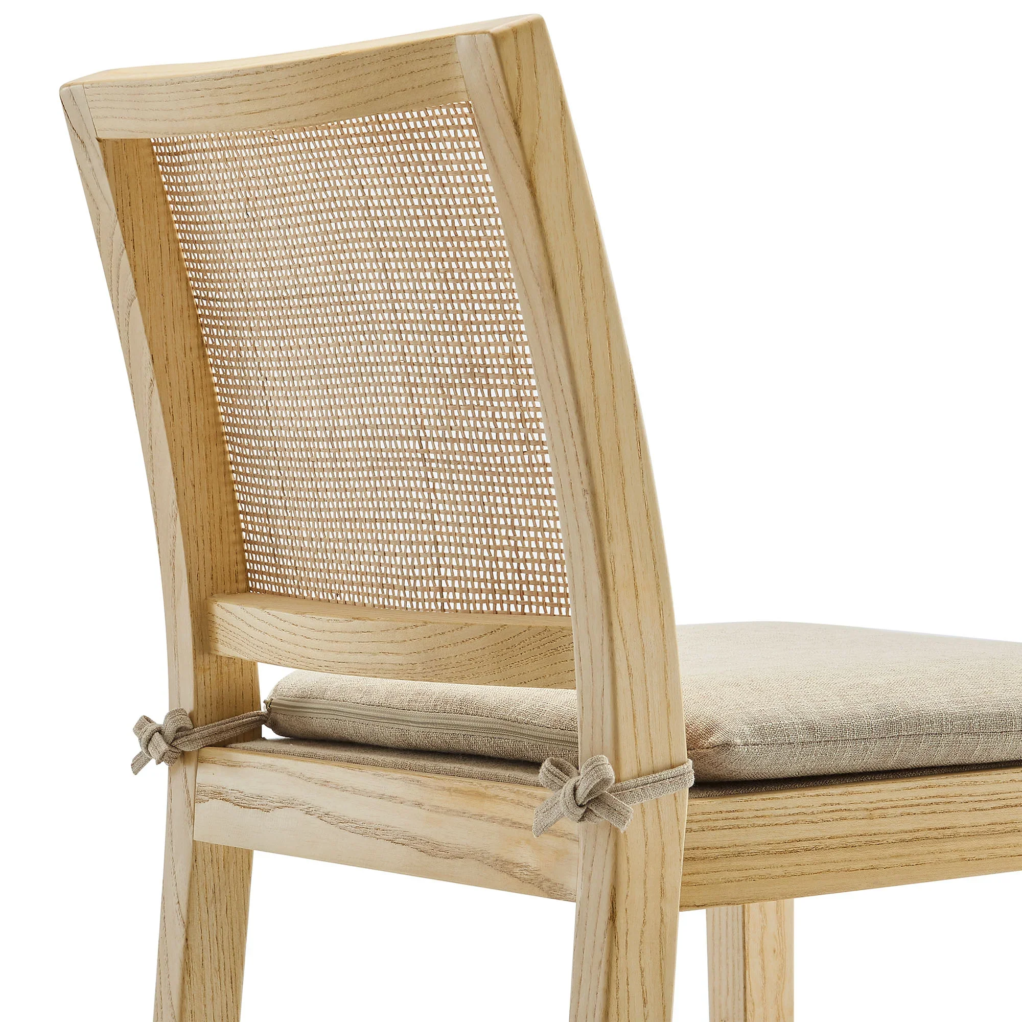 Ovard Wood and Rattan Bar Stool - Image 7