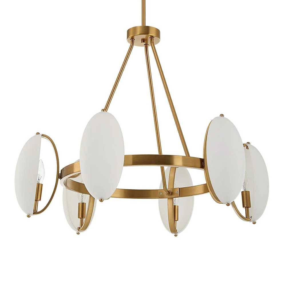 Oviform, 6 Lt Chandelier - Image 5
