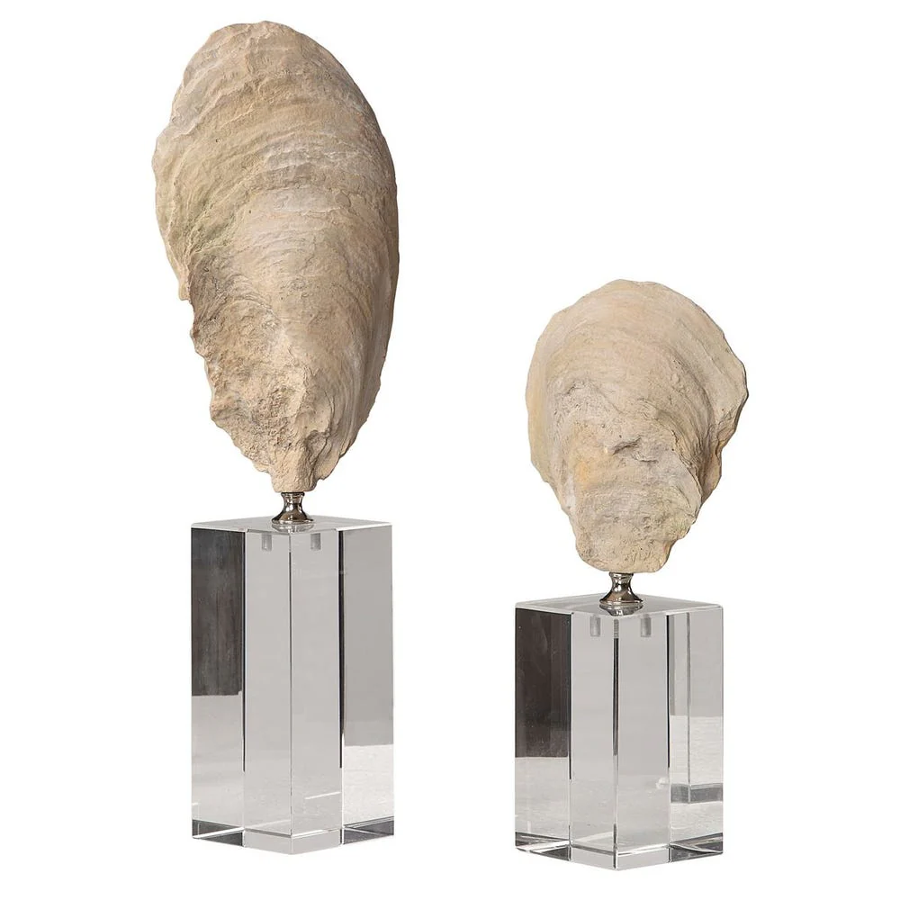 Oyster Shell Sculptures, S/2 - Image 8