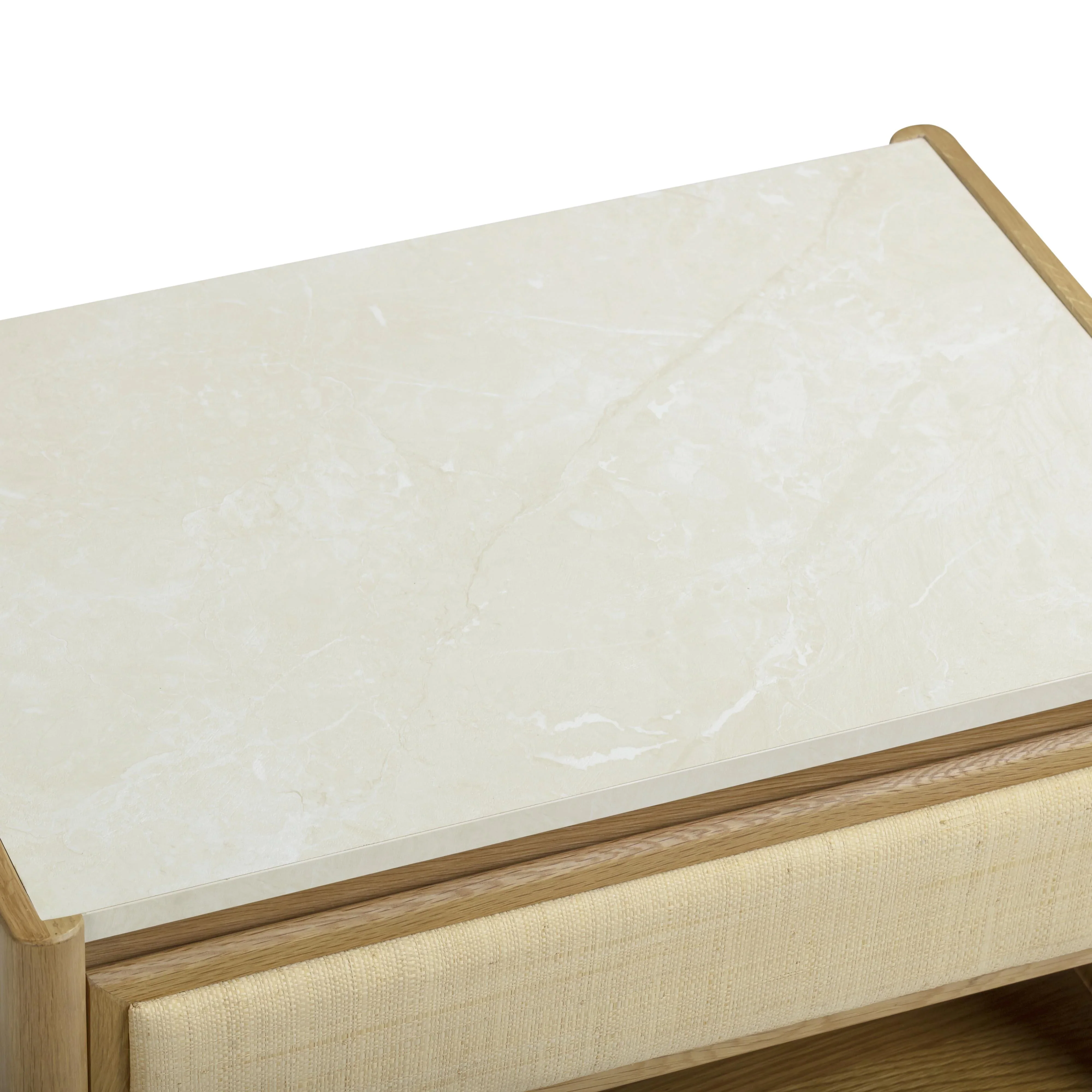 Paige 26" Natural Oak 2-Drawer Nightstand - Image 8