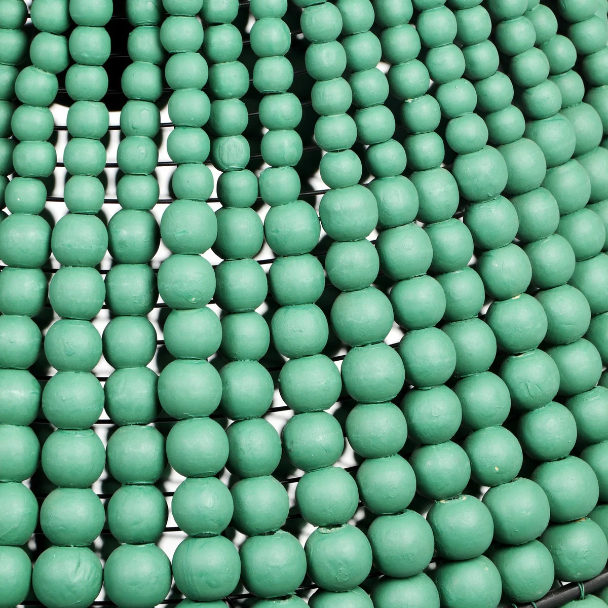 Palani Green Wooden Bead Chandelier - Image 5