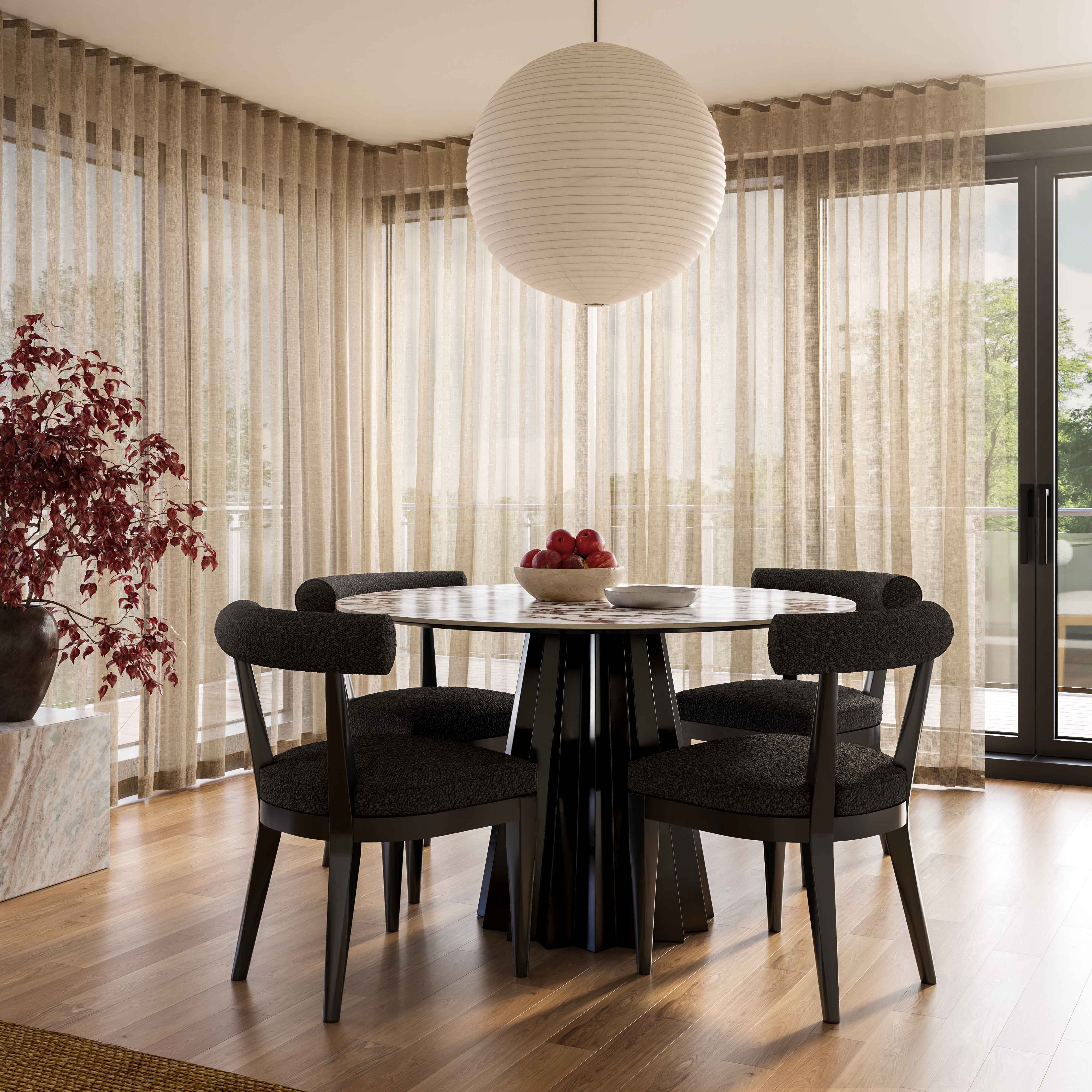 Palla Performance Boucle Dining Chair - Image 8
