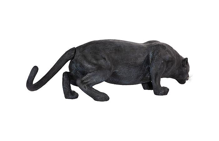 Panther Sculpture, Prowl, Black - Image 2