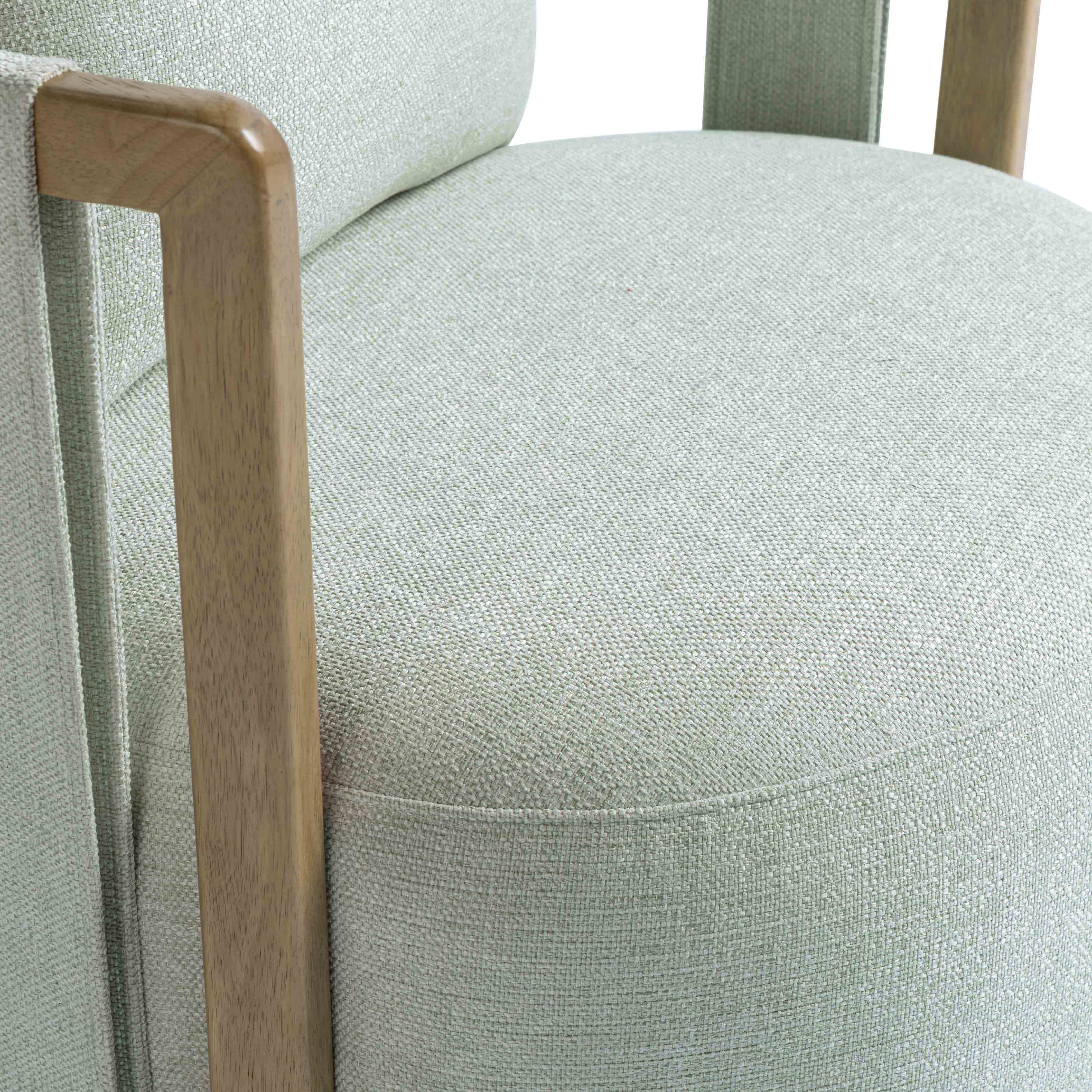 Paolo Textured Contract-Grade Weave Fabric Swivel Accent Chair - Image 16