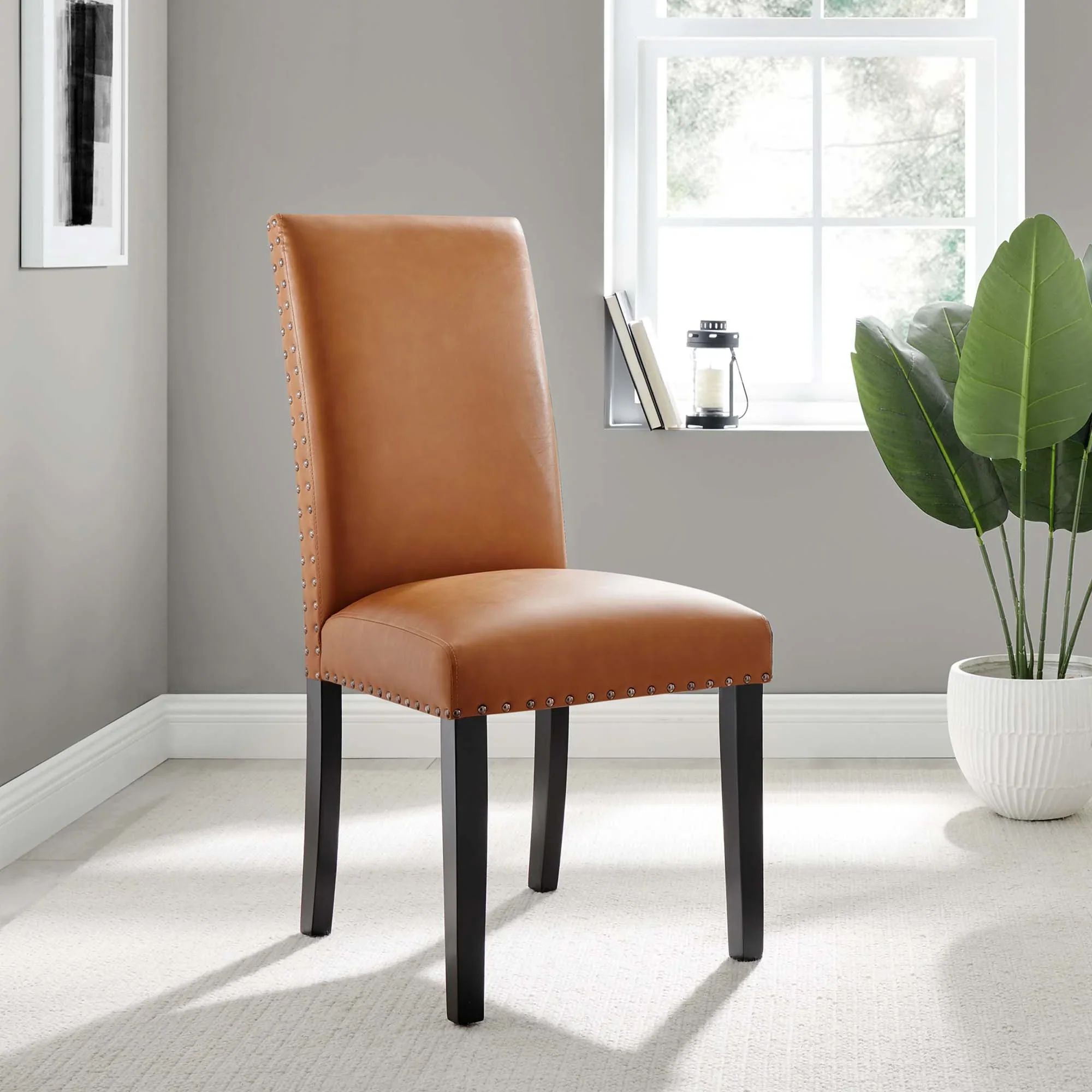 Parcel Dining Faux Leather Side Chair - Image 22