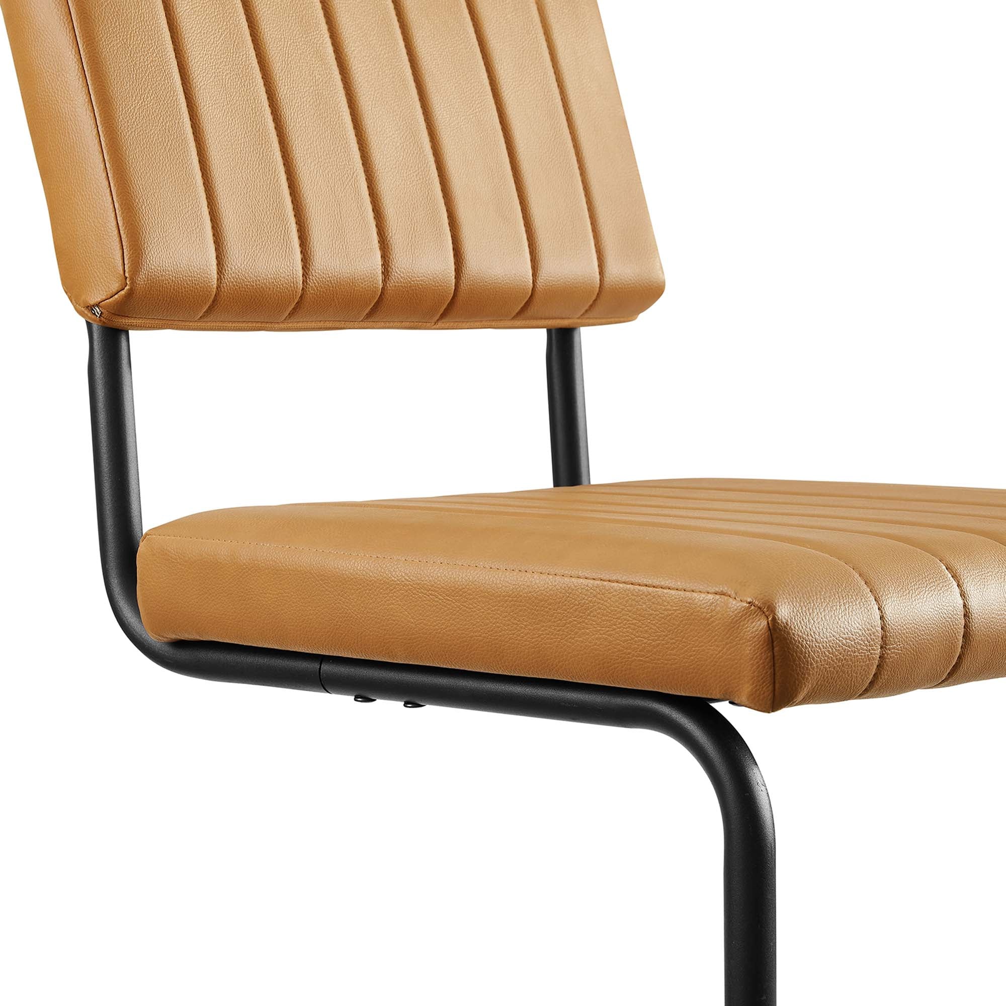 Parity Vegan Leather Dining Side Chairs - Set of 2 - Image 9