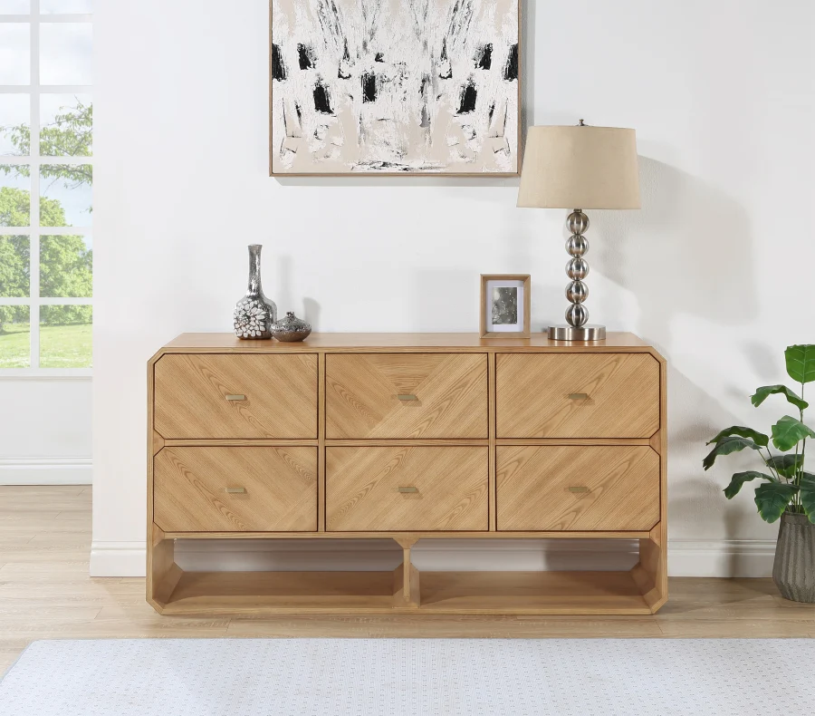 Parker Ash Wood Dresser - Image 2